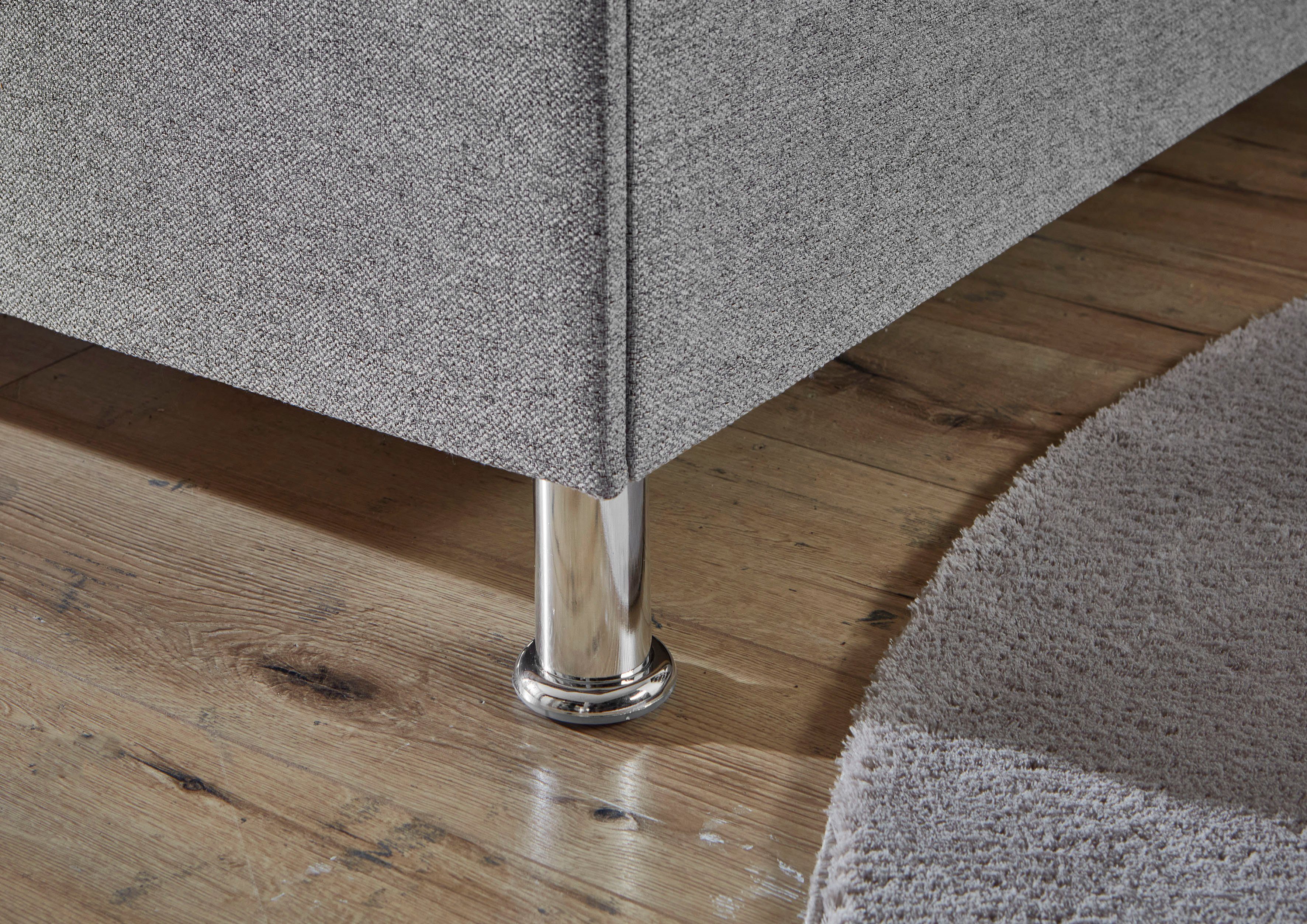 INOSIGN Boxspring Escalon met opbergruimte, inclusief topper beschikbaar in de breedtes 120x200 cm en 180x200 cm
