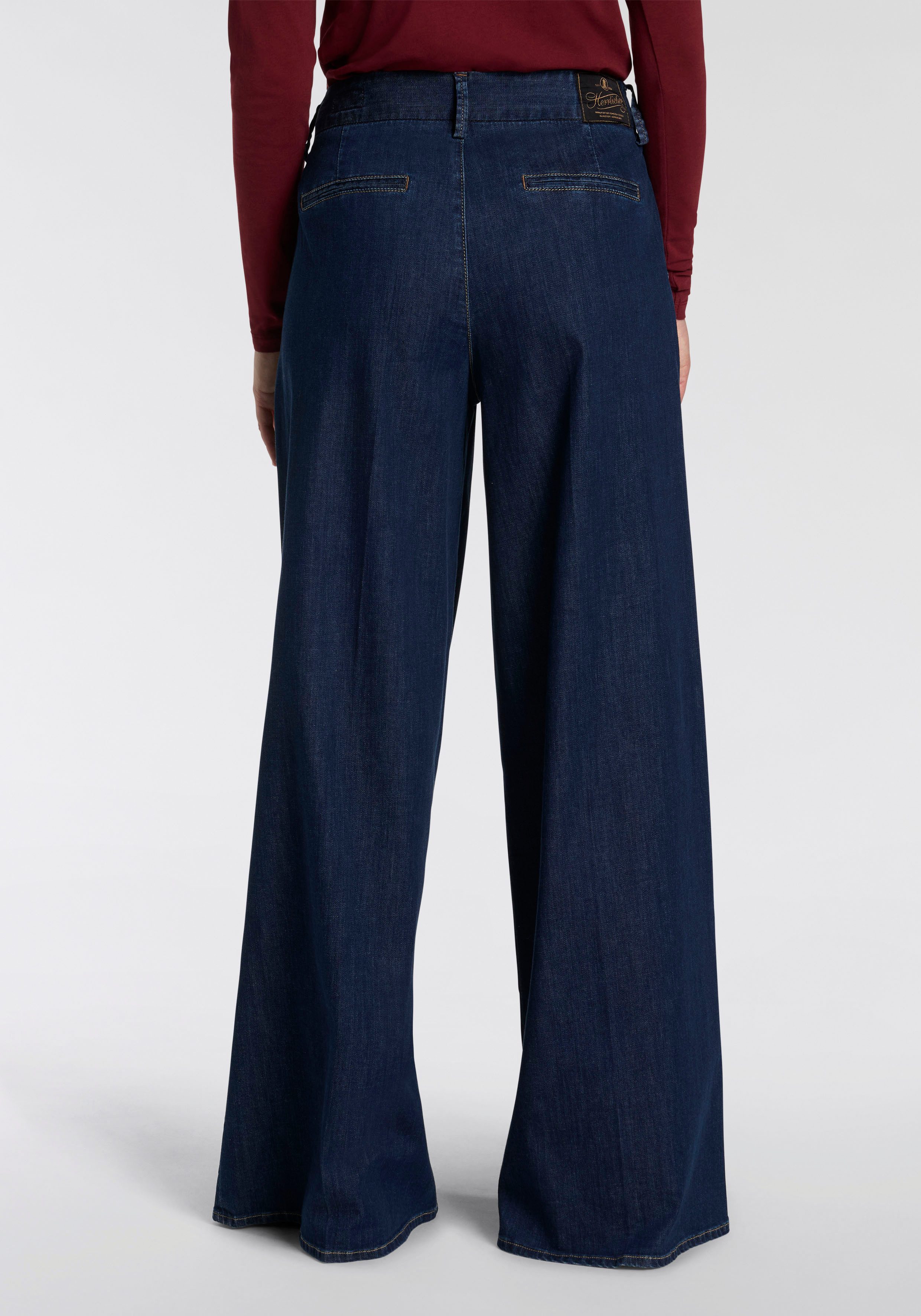 Herrlicher Wijde jeans Lovely Palazzo Recycled Denim Light