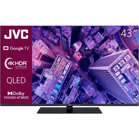 JVC QLED-TV LT-43VGQ8255, 108 cm-43, 4K Ultra HD, Smart TV Google TV