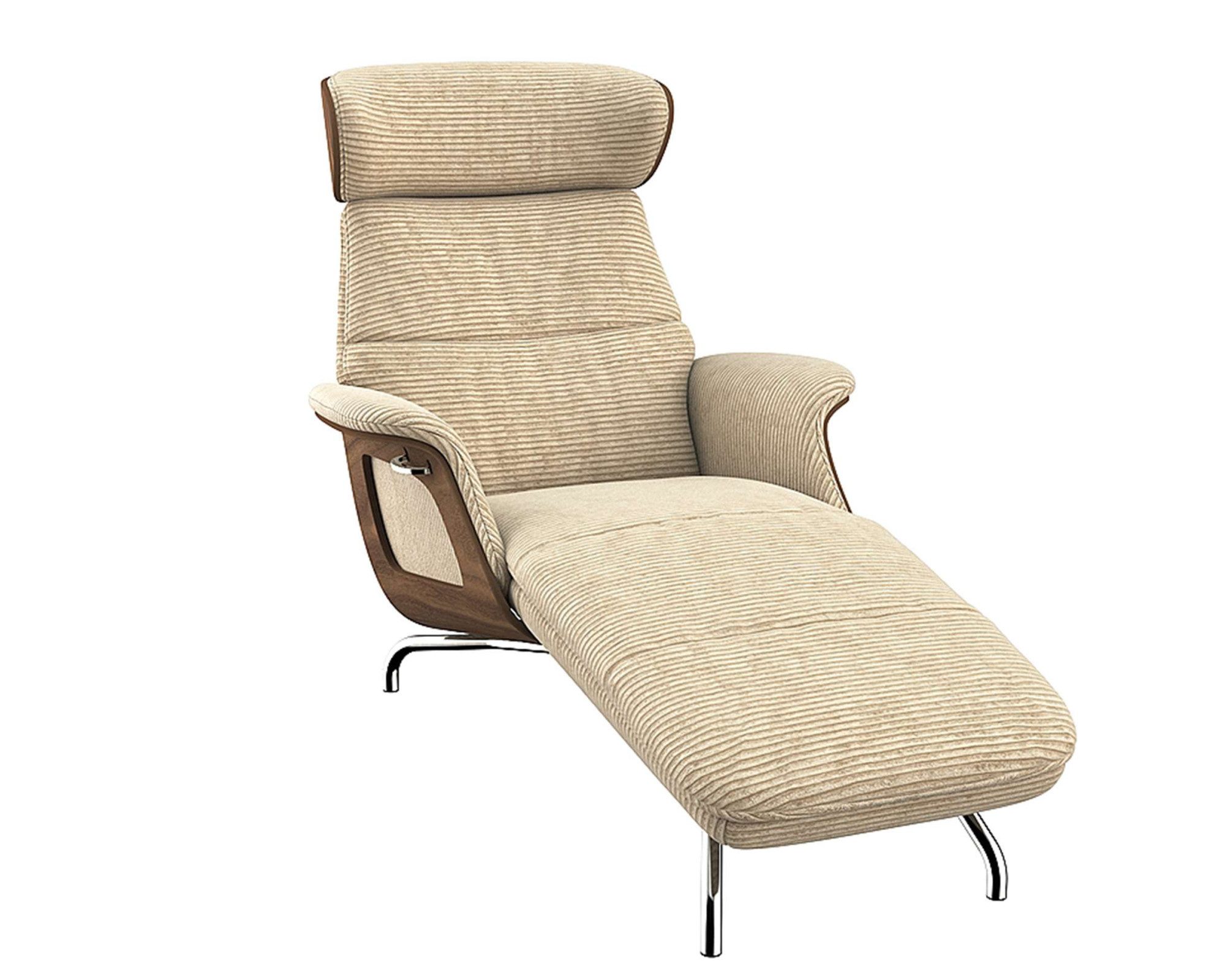 FLEXLUX Loungestoel Clement Chaislongue, Relaxstuhl, Liegesessel,