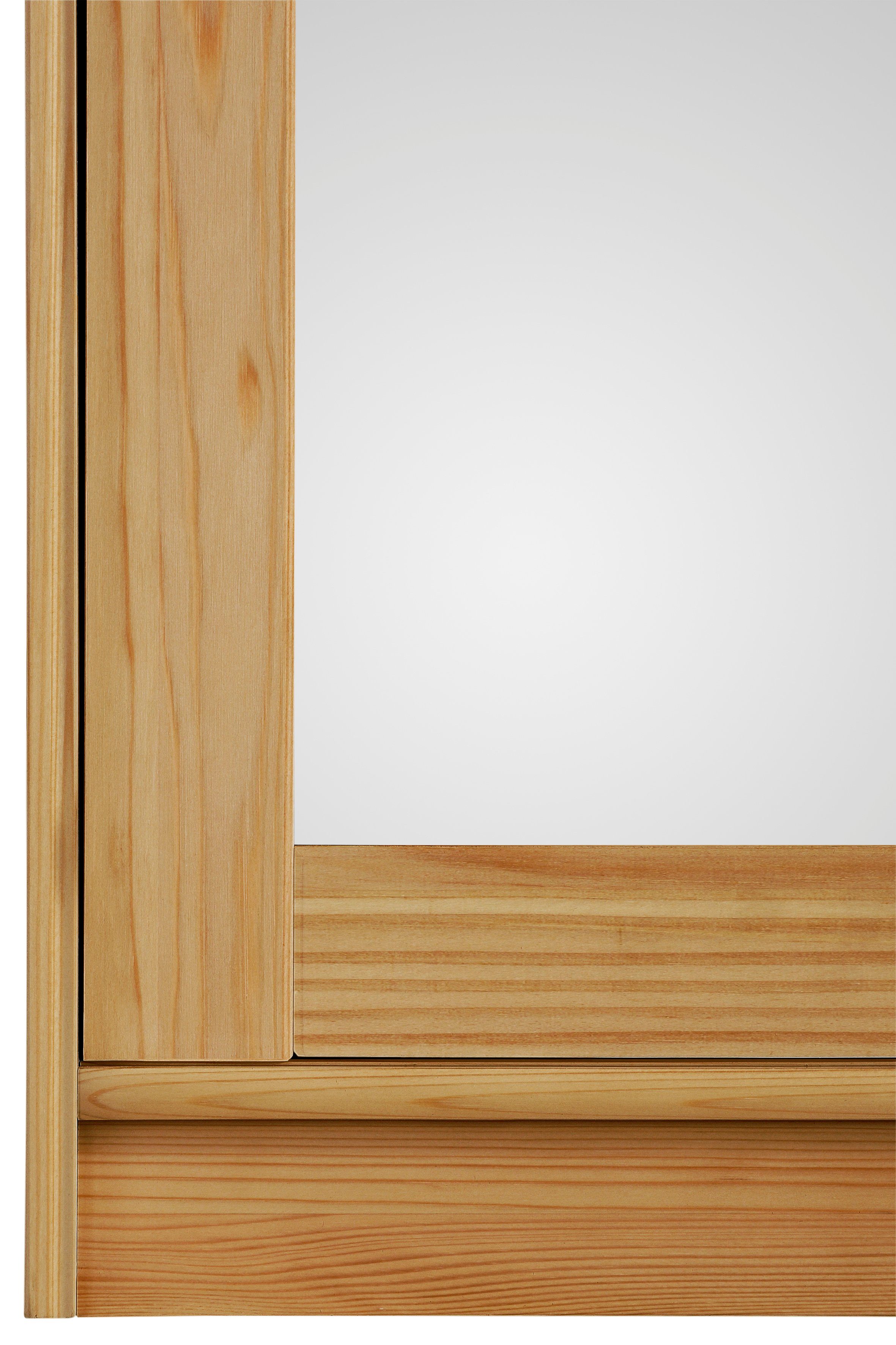 Home affaire Kledingkast Nekso met spiegel, breedte 114 cm, van mdf of massief hout, fsc®