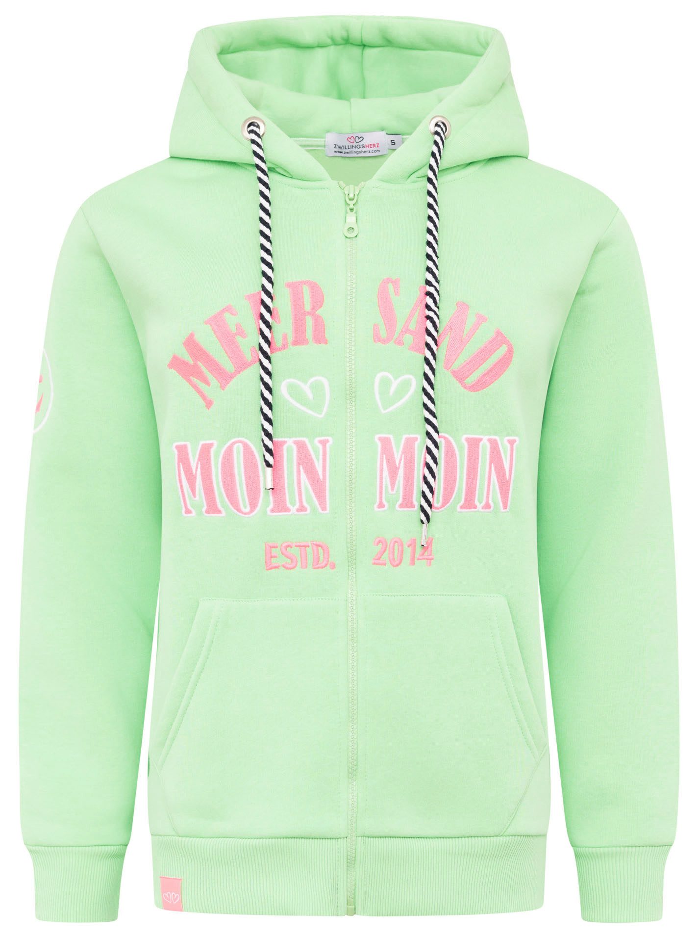 Zwillingsherz Sweatvest Moin Moin