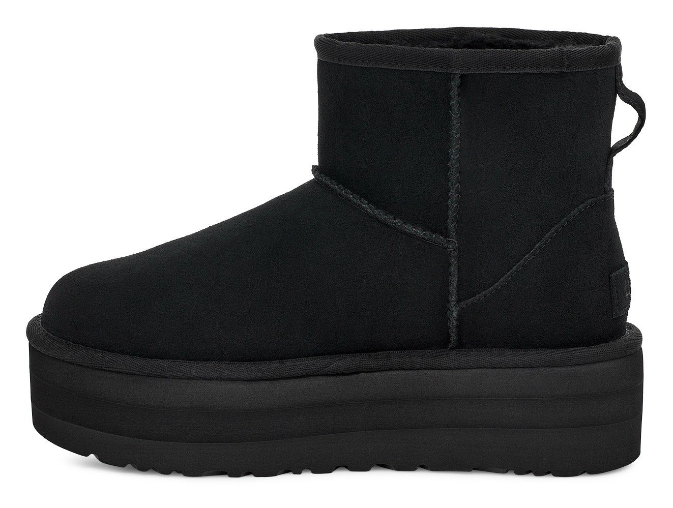 UGG Plateaulaarsjes Classic Mini Platform winterboots, plateau laarzen, instap laarzen om in te stappen