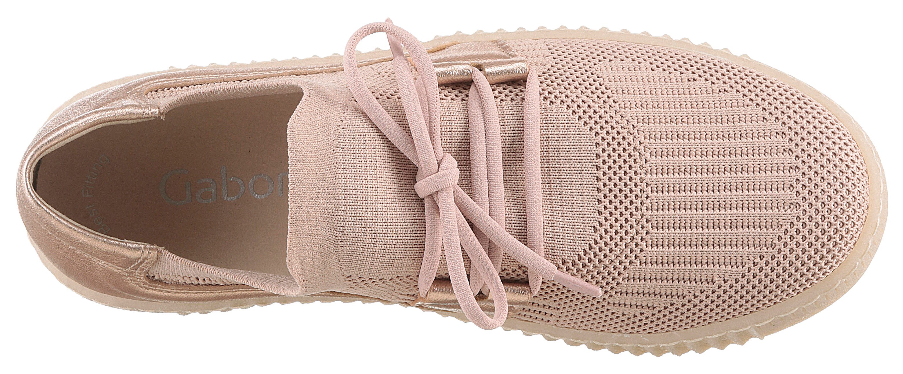 Gabor Slip-on sneakers , slipper, instapschoen, plateausneaker met best fitting-uitrusting