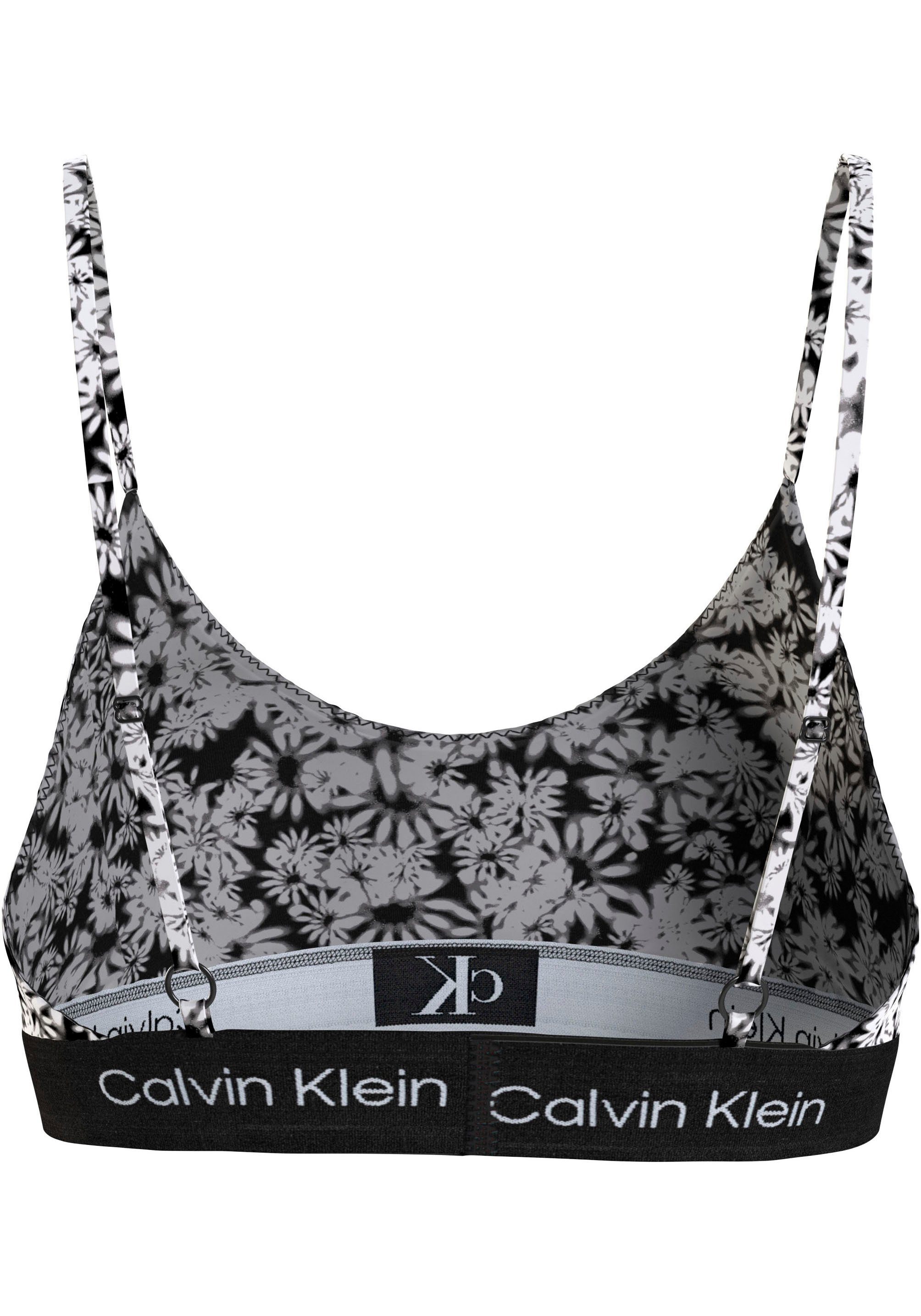 Calvin Klein Bralette UNLINED BRALETTE met klassieke tailleband met ck logo