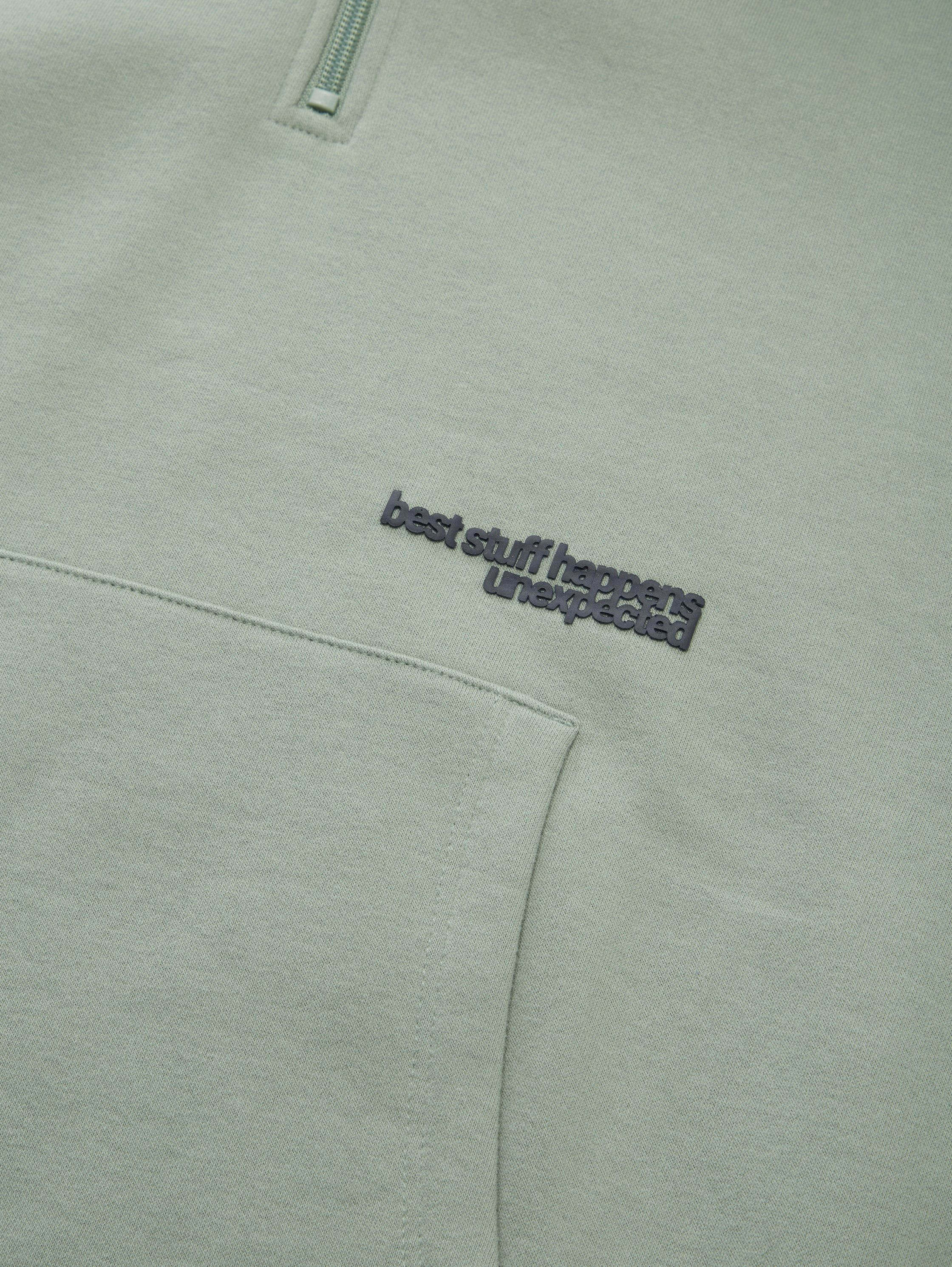 Tom Tailor Hoodie met rits en statement-badges