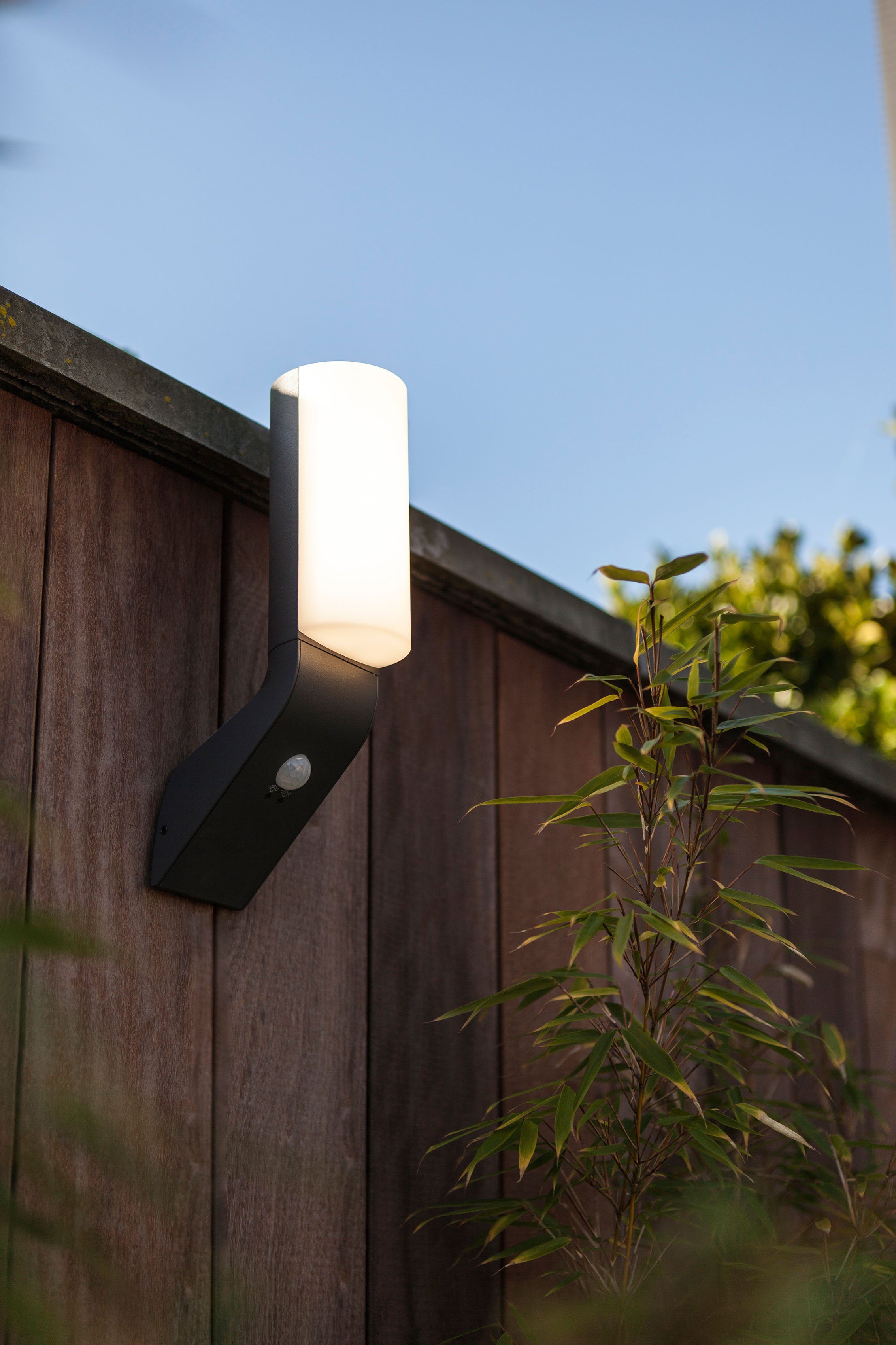 LUTEC Ledwandlamp voor buiten BATI Bewegingsmelder (1 stuk)