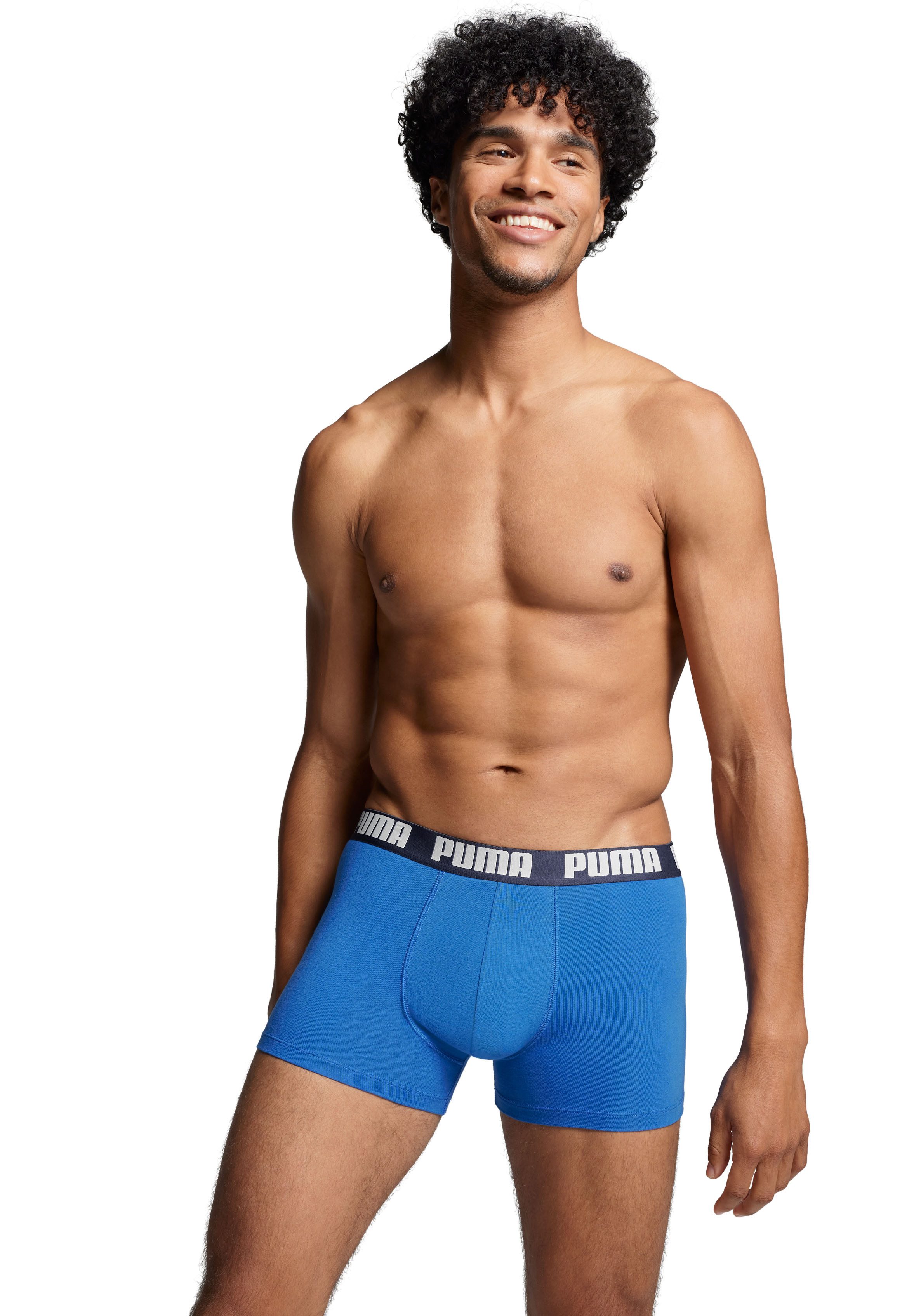 PUMA Boxershort met elastische logoband (Set van 6)