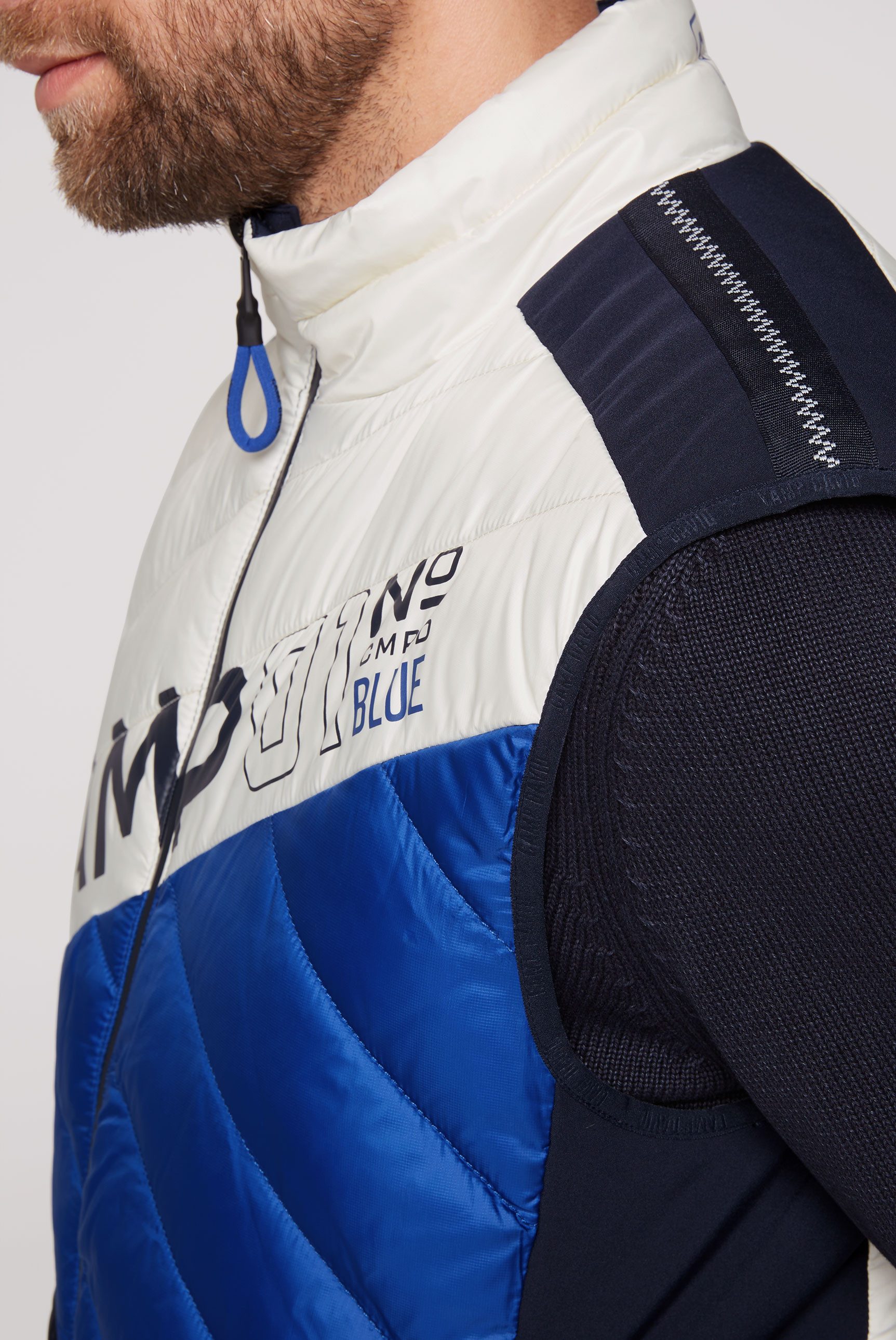 CAMP DAVID Bodywarmer met colourblocking