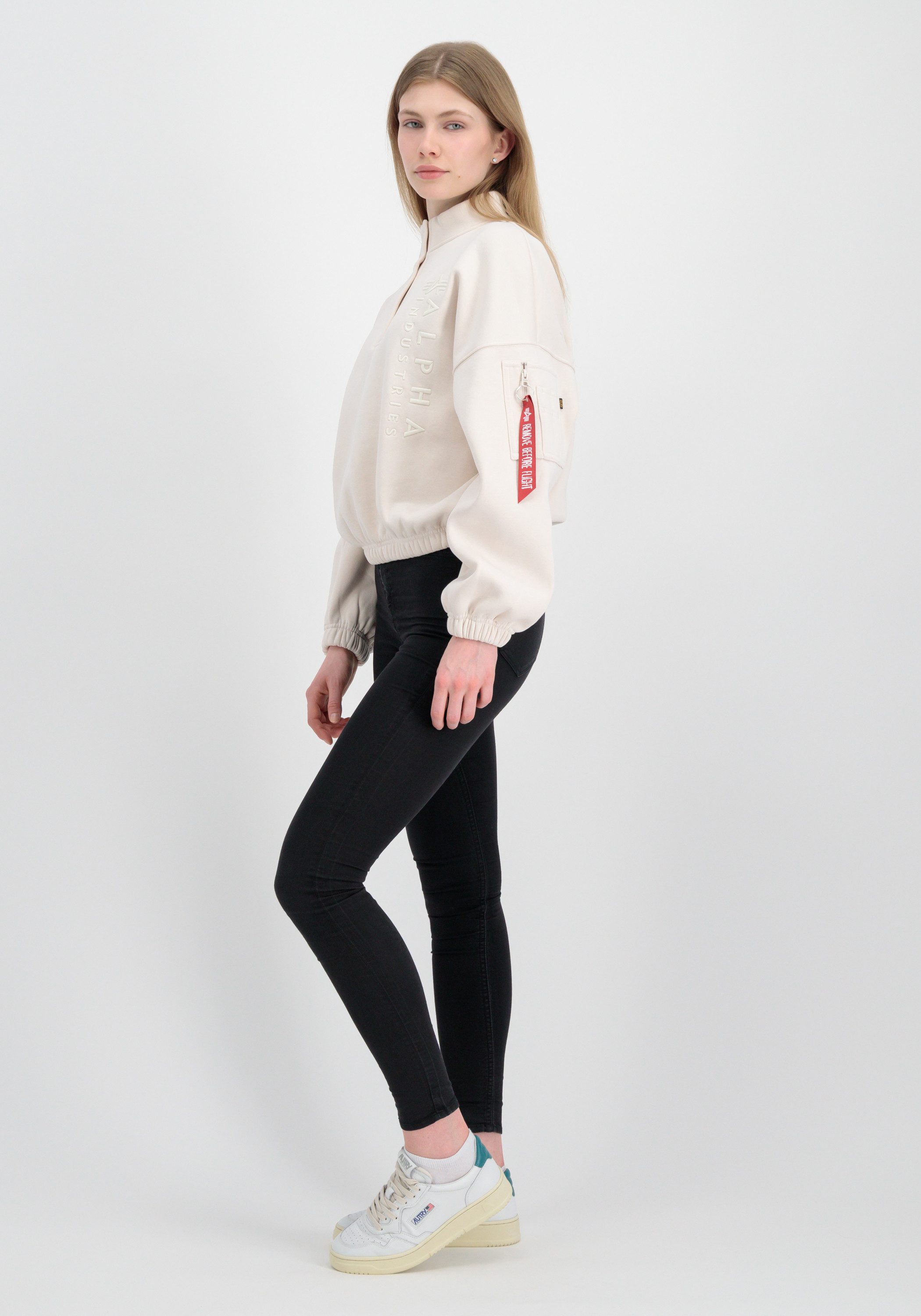 Alpha Industries Sweater Alpha Industries Women - Sweatshirts EMB HC OS Sweater Women