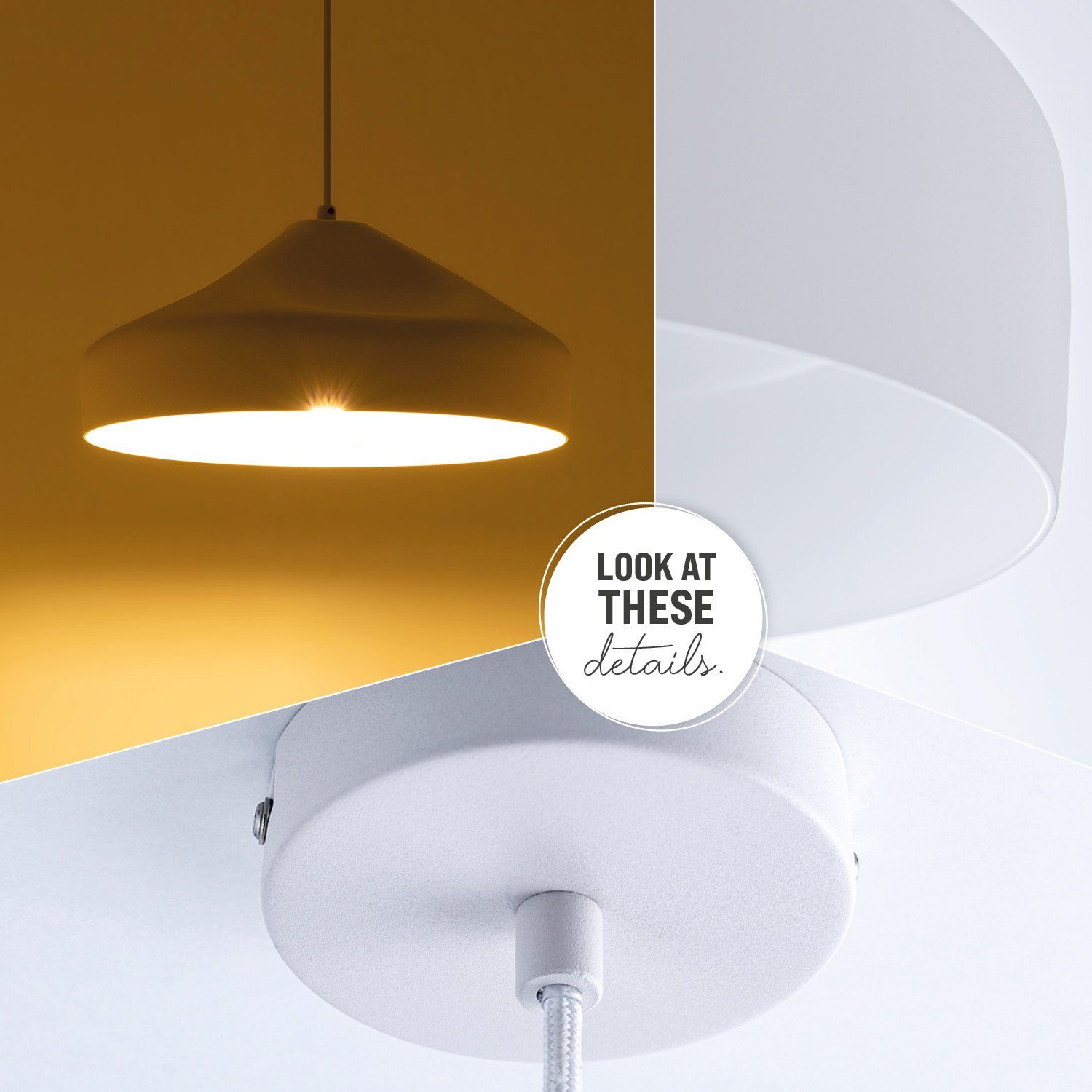 Paco Home Hanglamp HURLEY T Hanglamp eetkamer keukenlamp hangend Eettafellamp binnenin in goudkleur