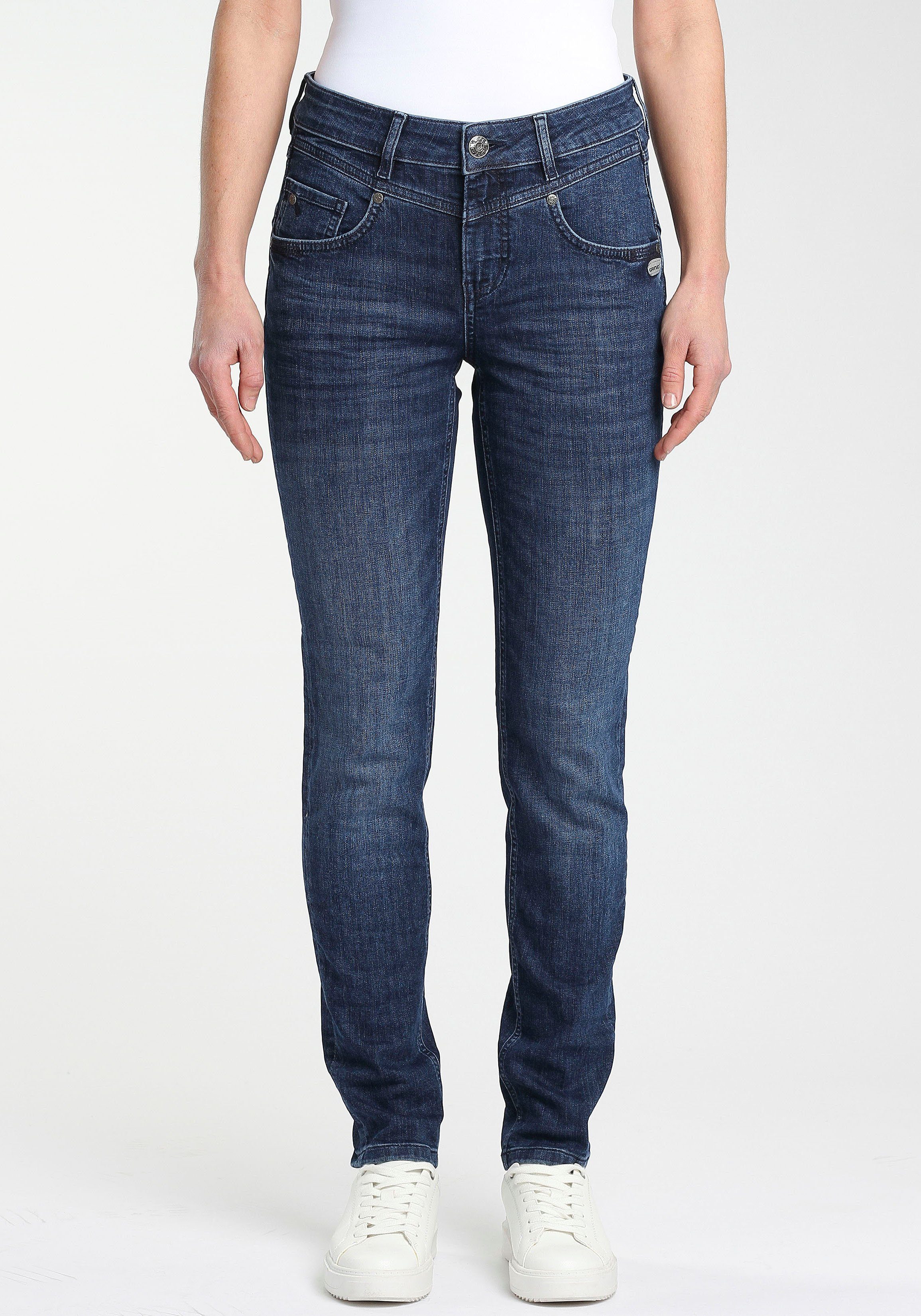 GANG Skinny fit jeans 94MARISSA met modieuze v-pas voor & achter