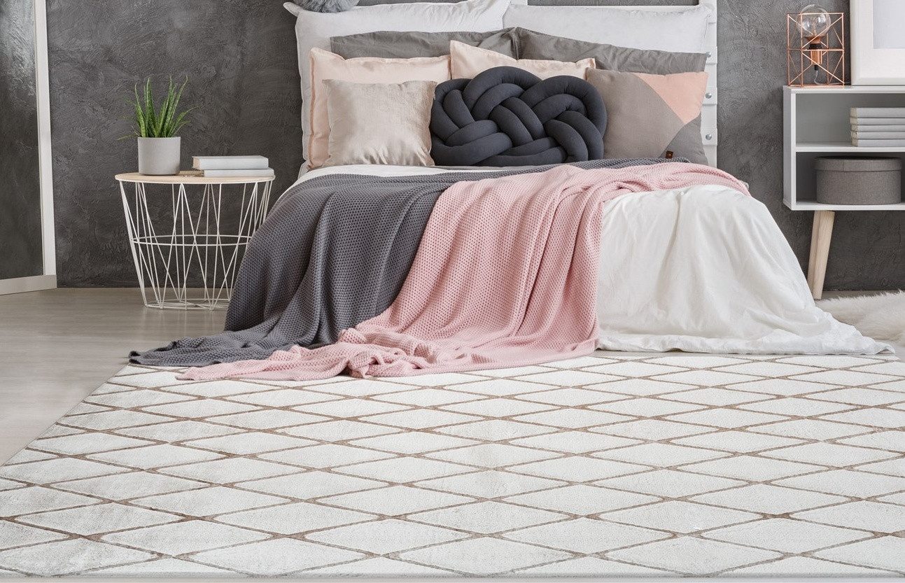 me gusta Vloerkleed Vivica 200 bijzonder zacht door microvezel, woonkamer