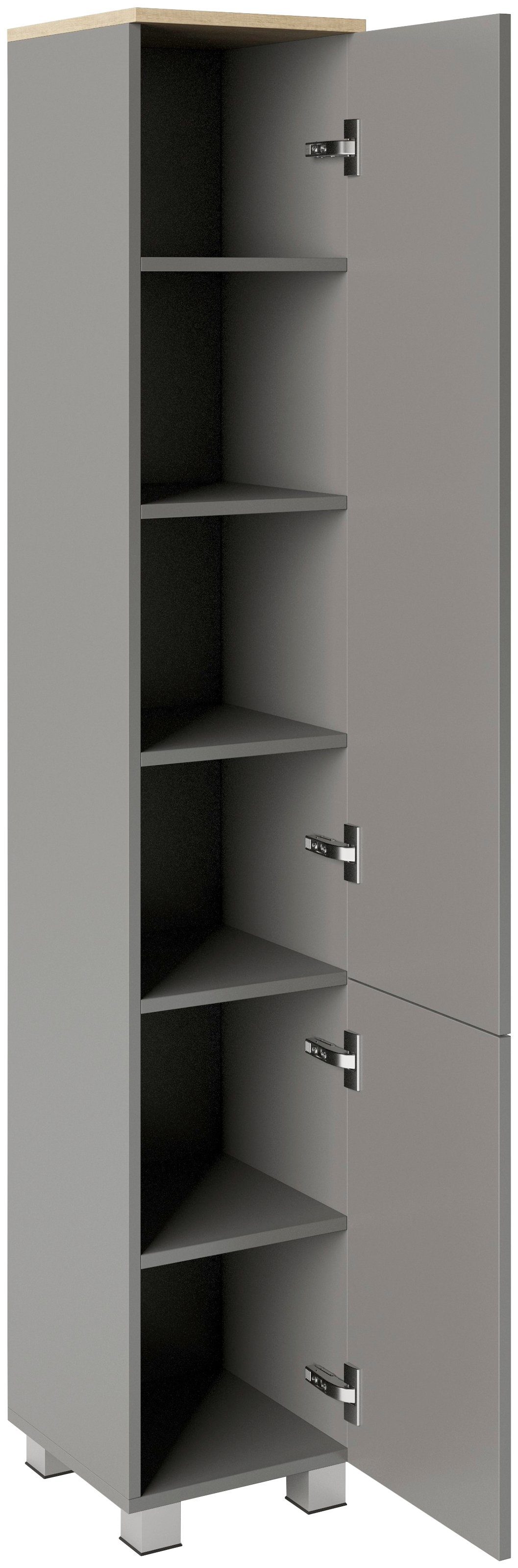 welltime Hoge kast Cosmo Bxdxh: ca. 30x32,5x171,5 cm, verschillende kleuren, 6 vakken