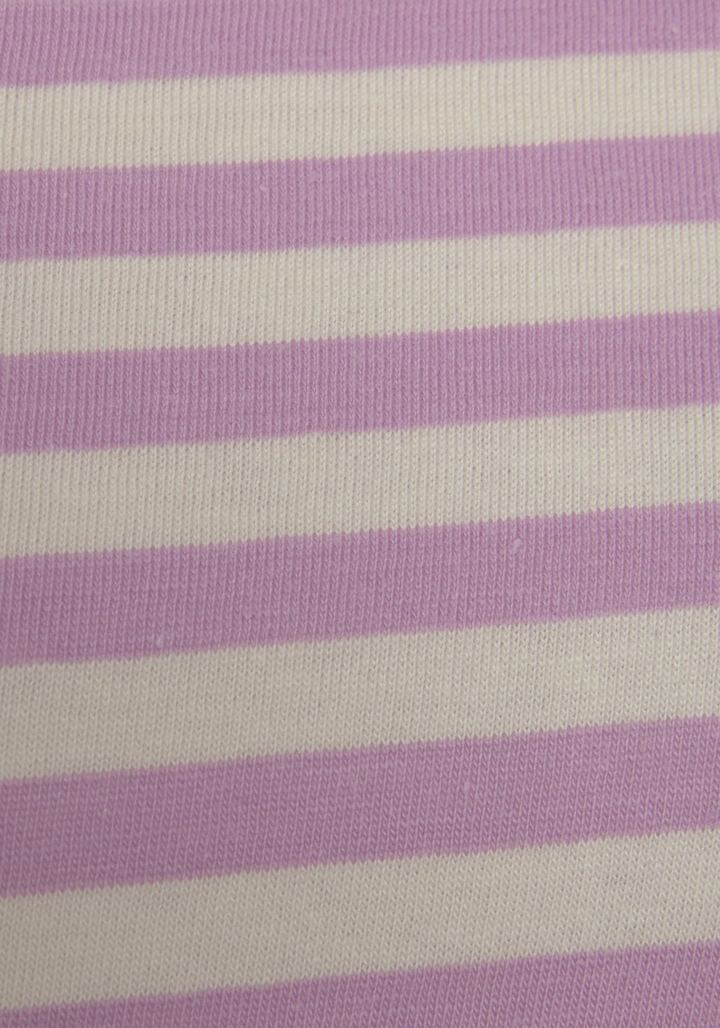 Vivance Dreams Shortama met een mooi gestreept patroon (2-delig)