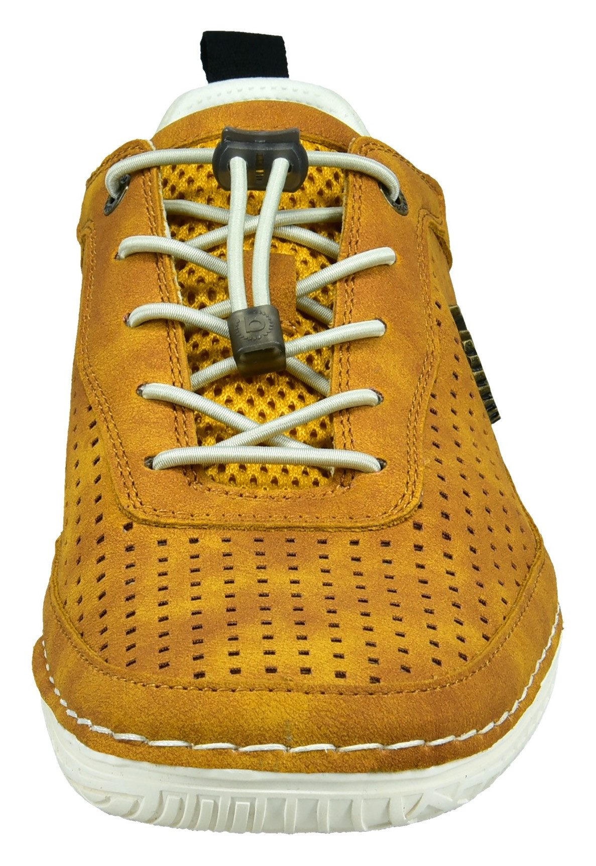 Bugatti Slip-on sneakers , vrijetijdsschoen, lage schoen, slipper met gaatjespatroon