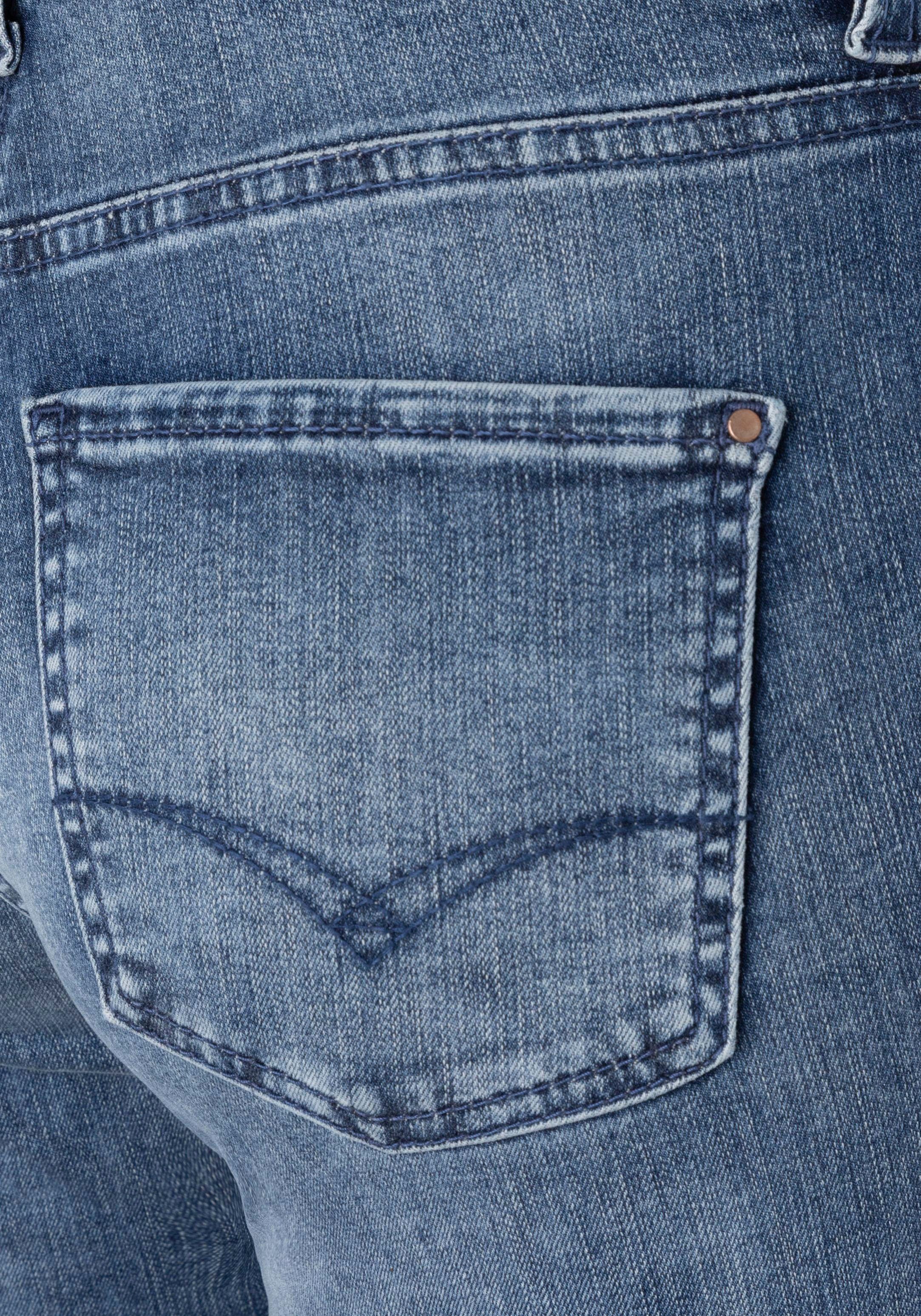 MAC 3/4 jeans Dream Kick Modieus verkorte en licht uitlopende zoom