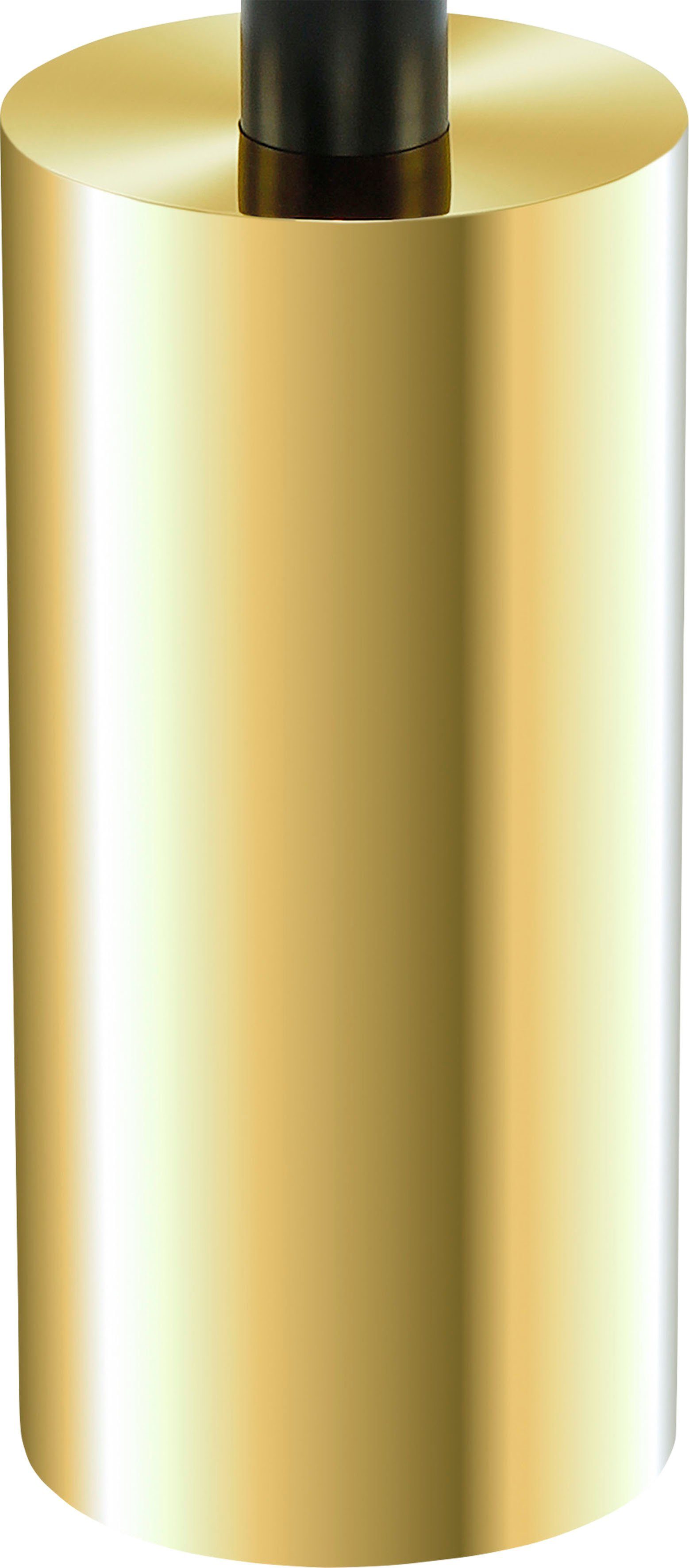 Kayoom Bijzettafel Rosanna 525, bijzettafel in glamoureuze stijl, ronde glazen tafelblad (1 stuk)