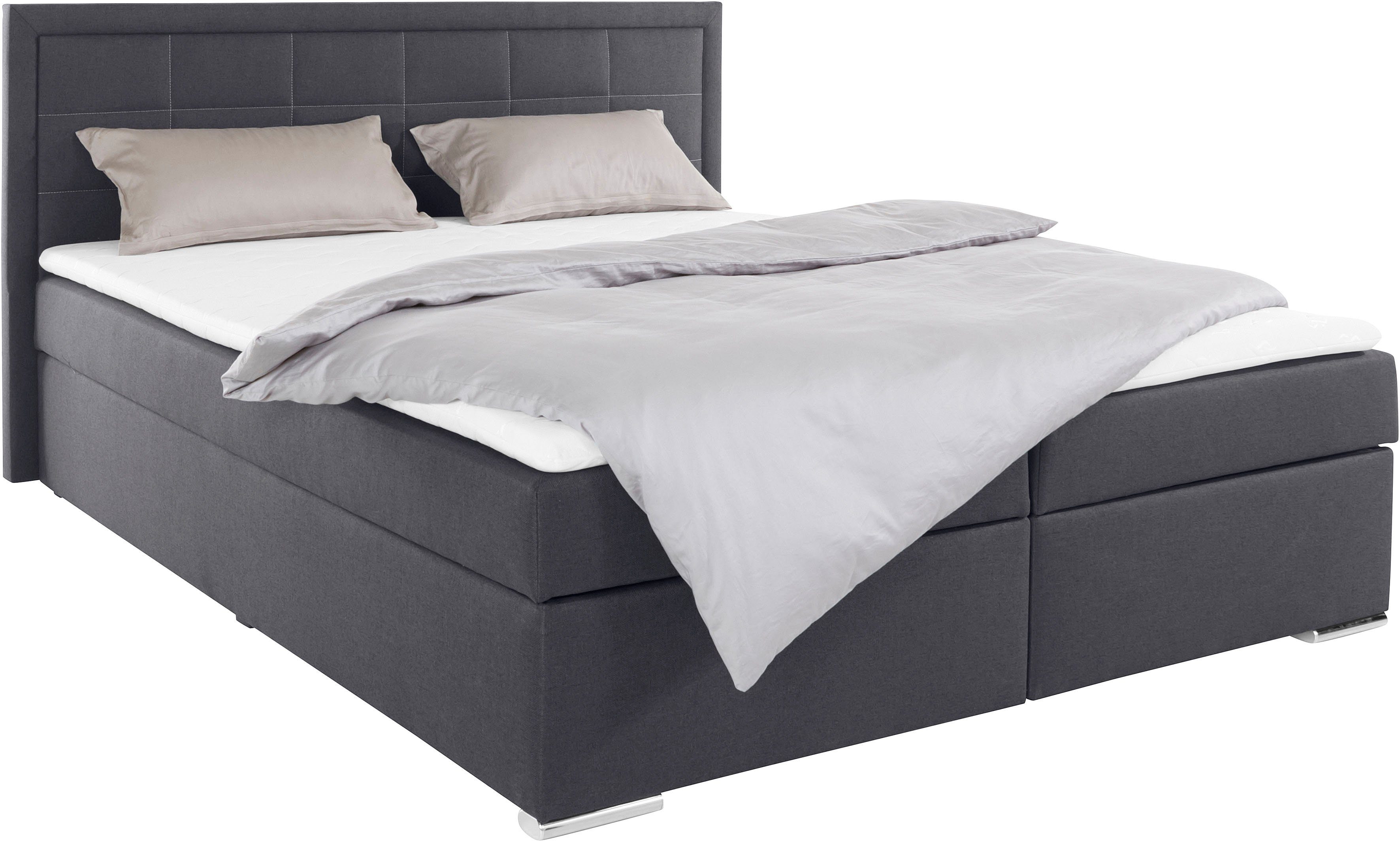 COLLECTION AB Boxspring Athena, OTTOs Choice, Topseller wahlweise mit Bettkasten inclusief topper bij uitvoering met matras, in hardheden h2, h3, h4