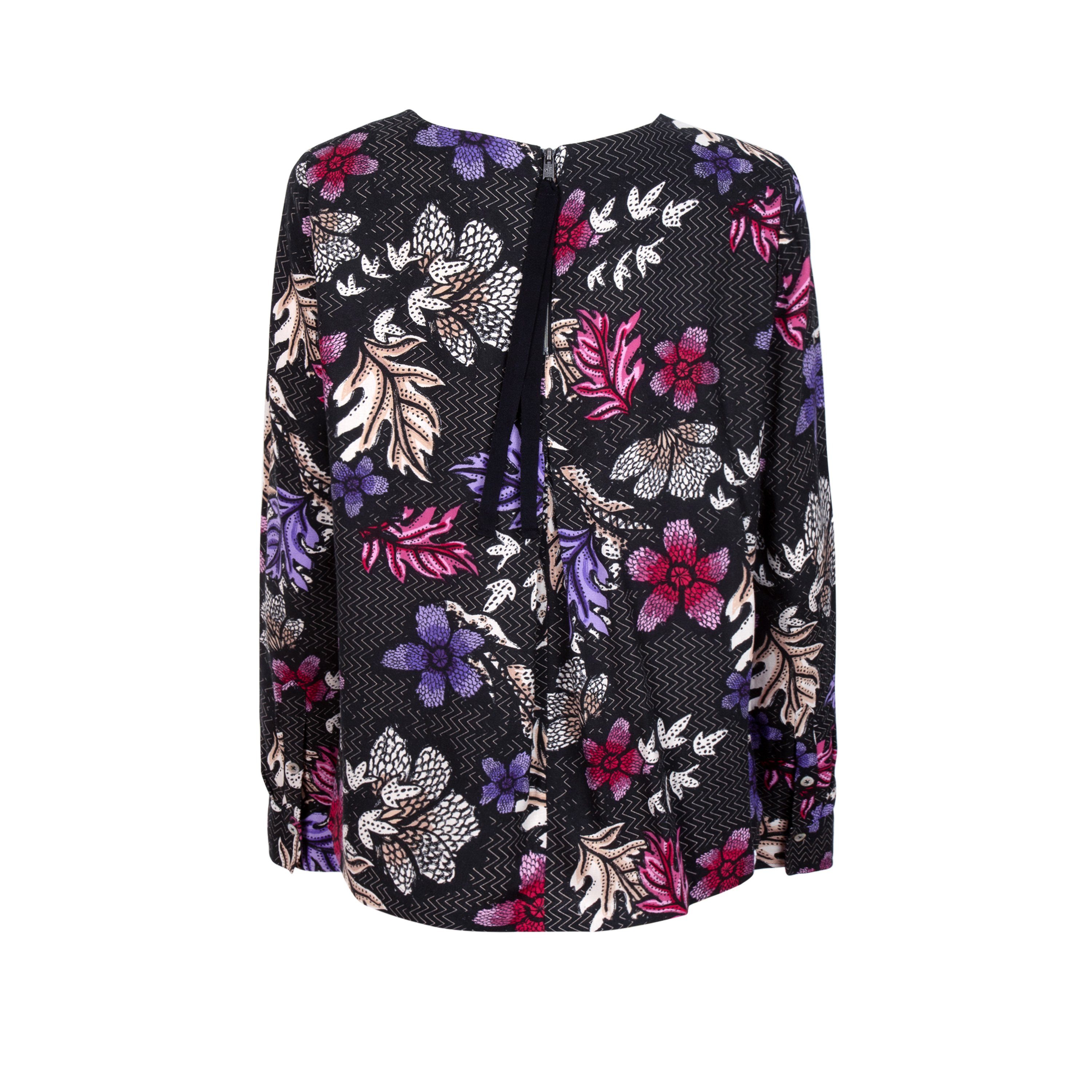 Lieblingsstück Blouse zonder sluiting OnellaL met bloemenprint all-over