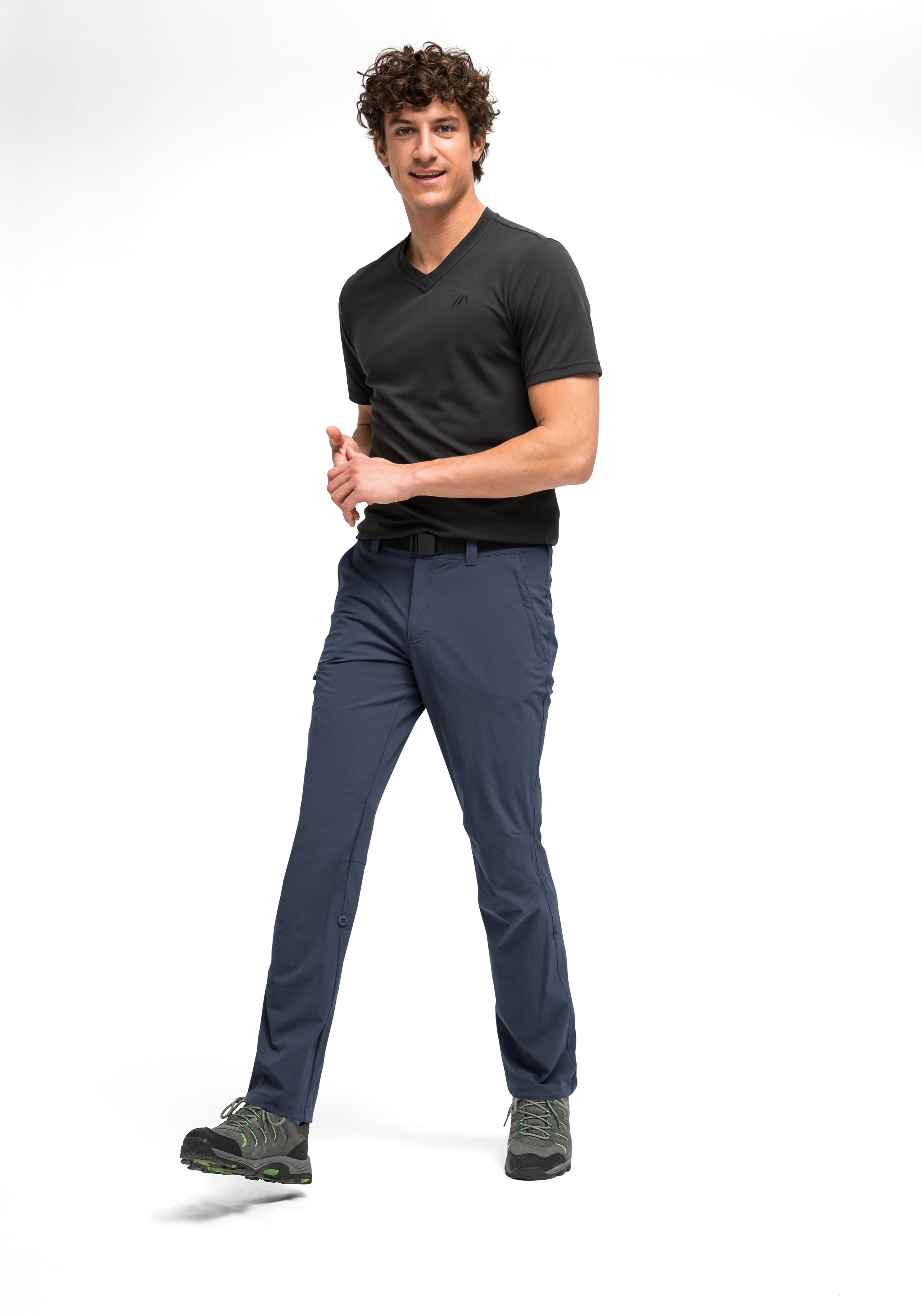 Maier Sports Functionele broek Nil Herenwandelbroek, ventilerende outdoorbroek met oprolfunctie