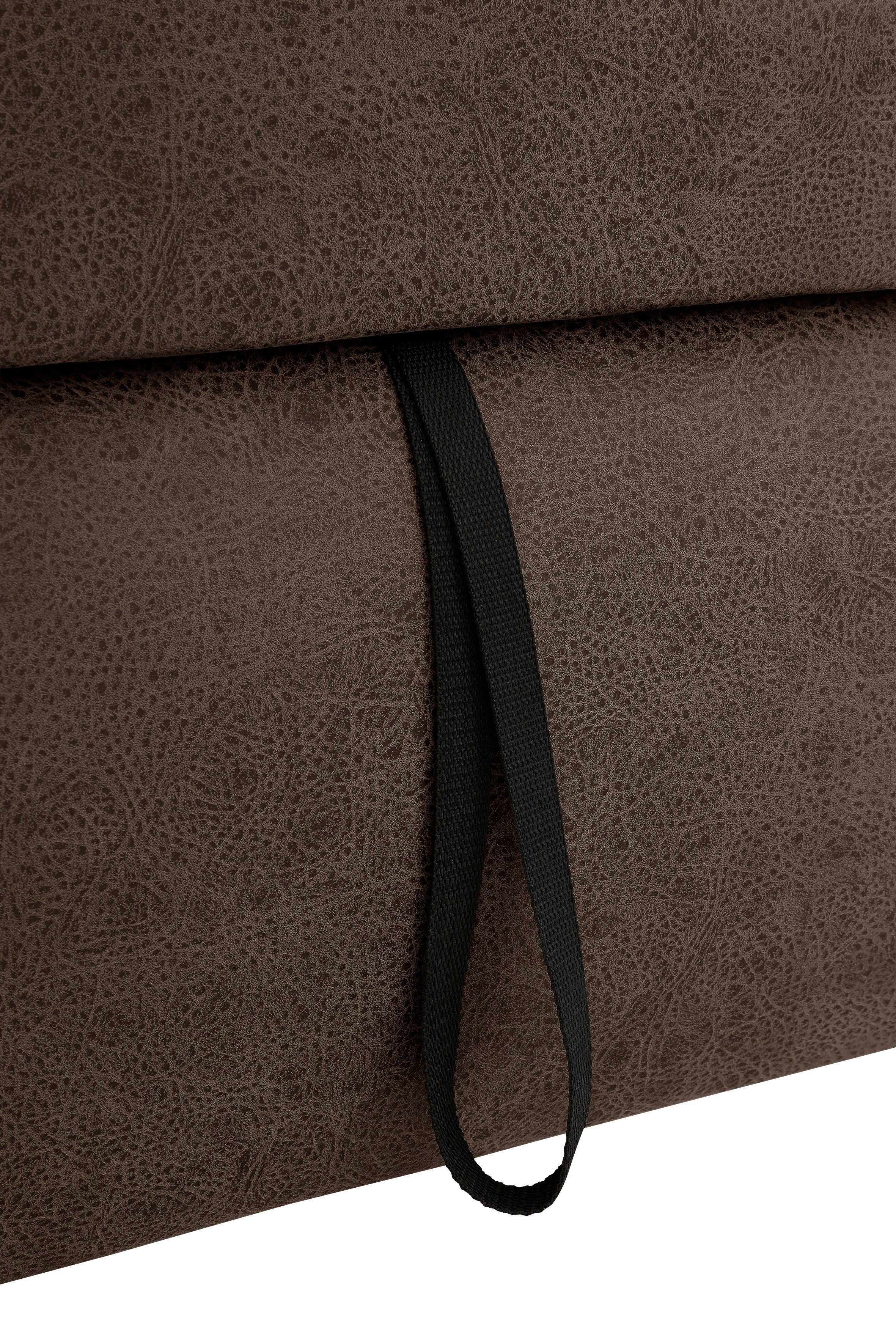 INOSIGN Hoekbank Avesa L-vorm Naar keuze met armleuningverstelling en slaapfunctie, bxdxh: 300x172x80cm