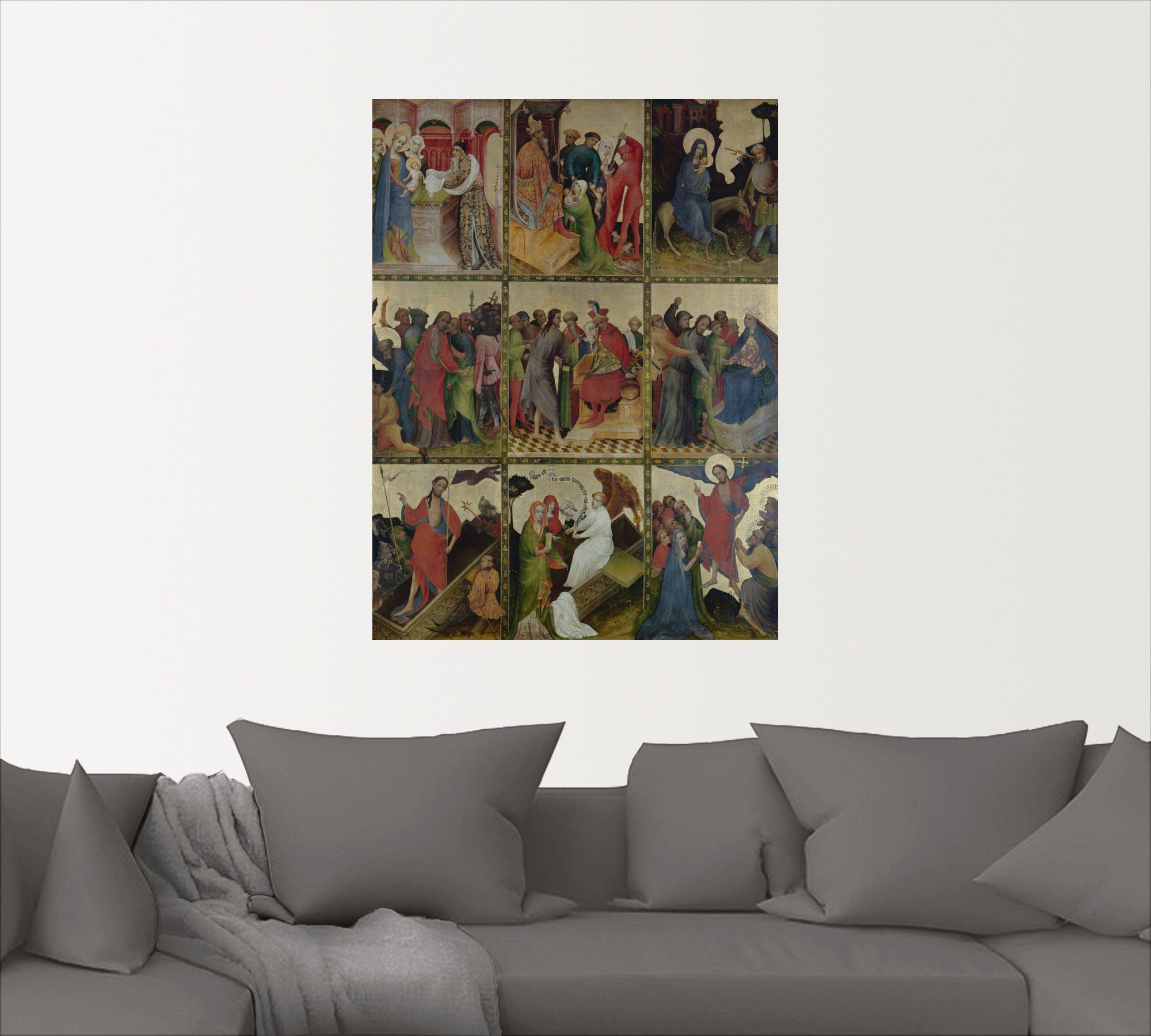 Artland Artprint Religieus. Binnenvleugel II als artprint op linnen, muursticker of poster in verschillende maten