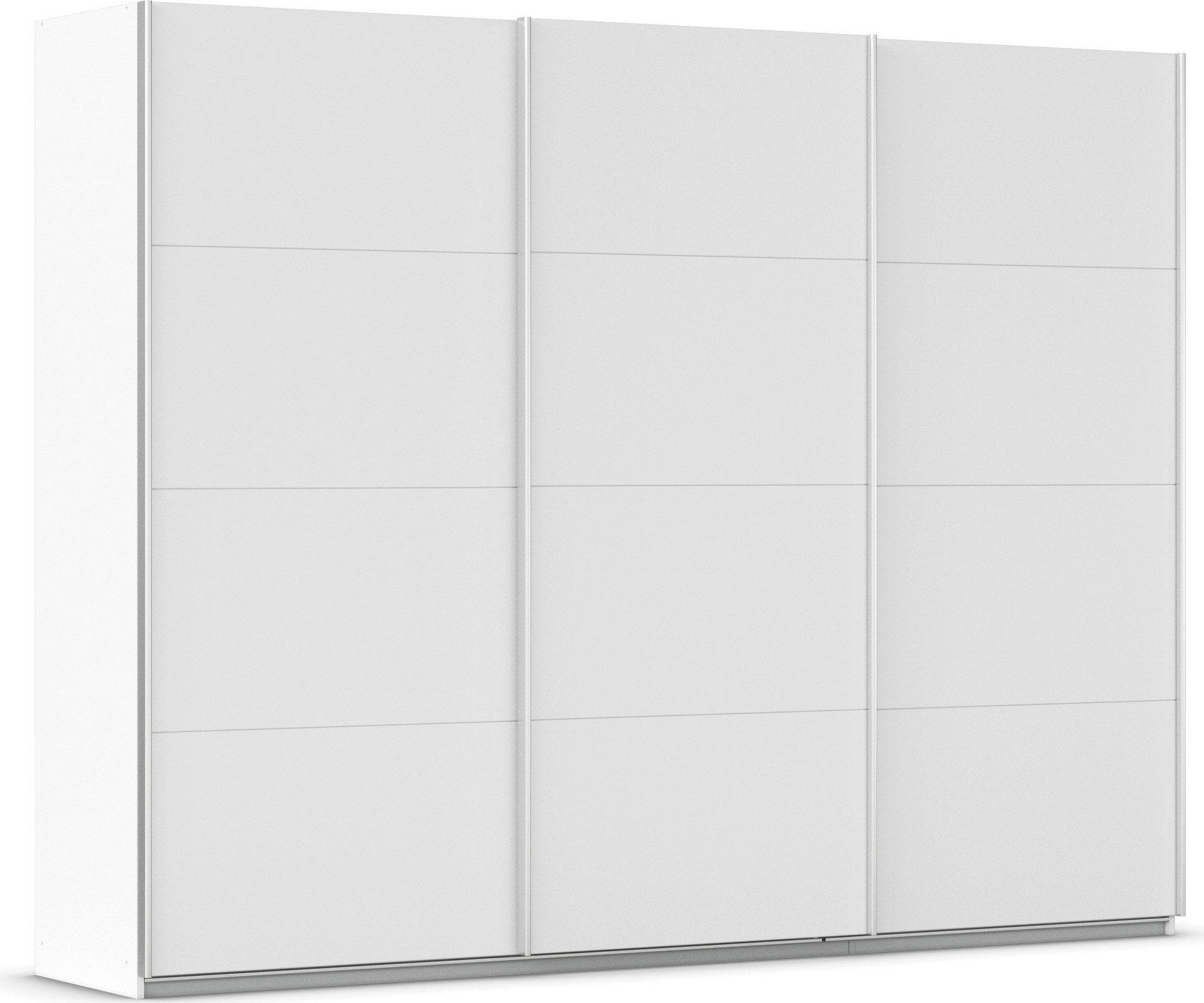 rauch Schuifdeurkast Kledingkast kast garderobe AGORDO met decor- of hoogglansfront doordachte binnenuitrusting, in 4 breedtes en 2 hoogtes made in germany