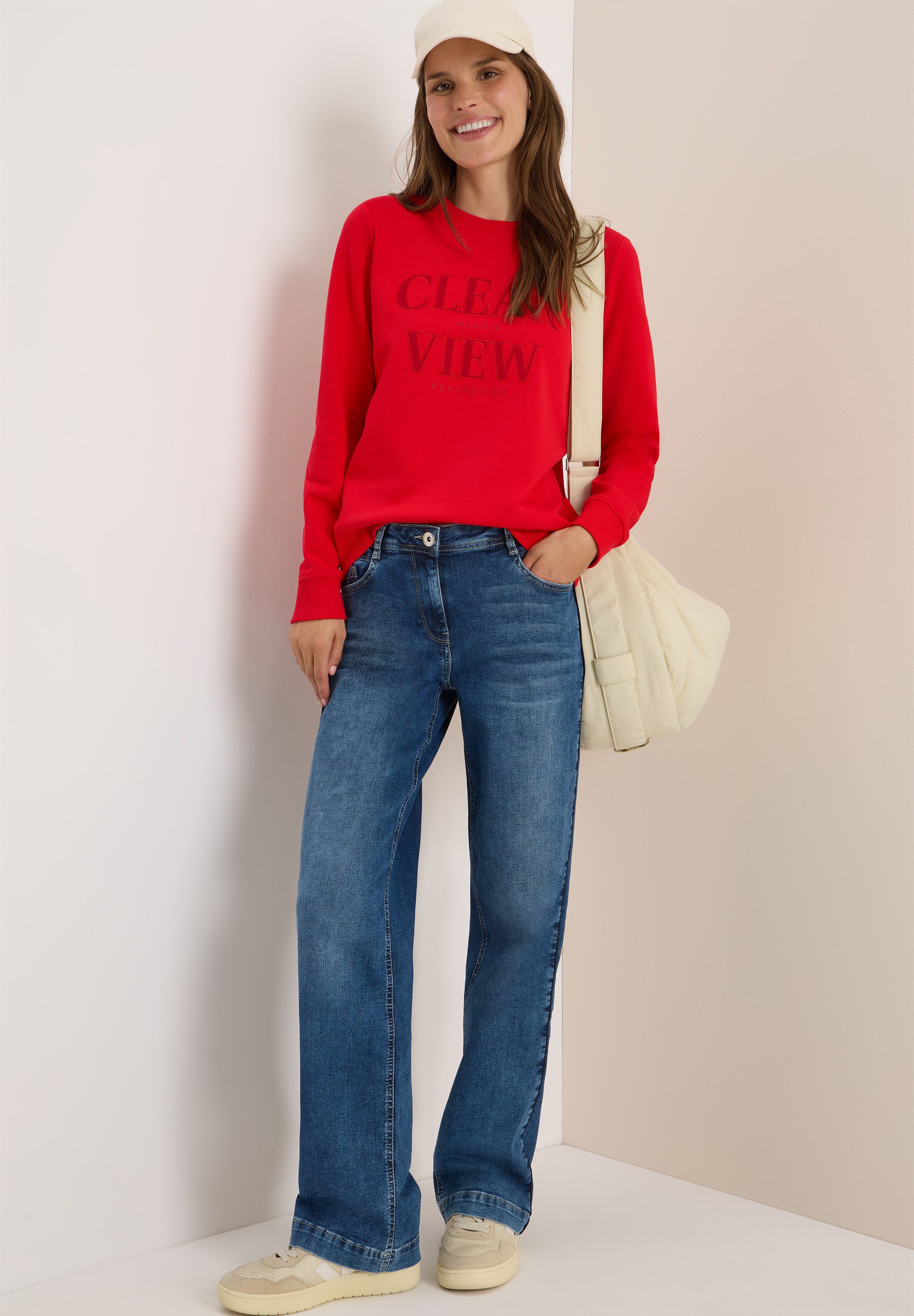 Cecil Sweatshirt met belettering artwork