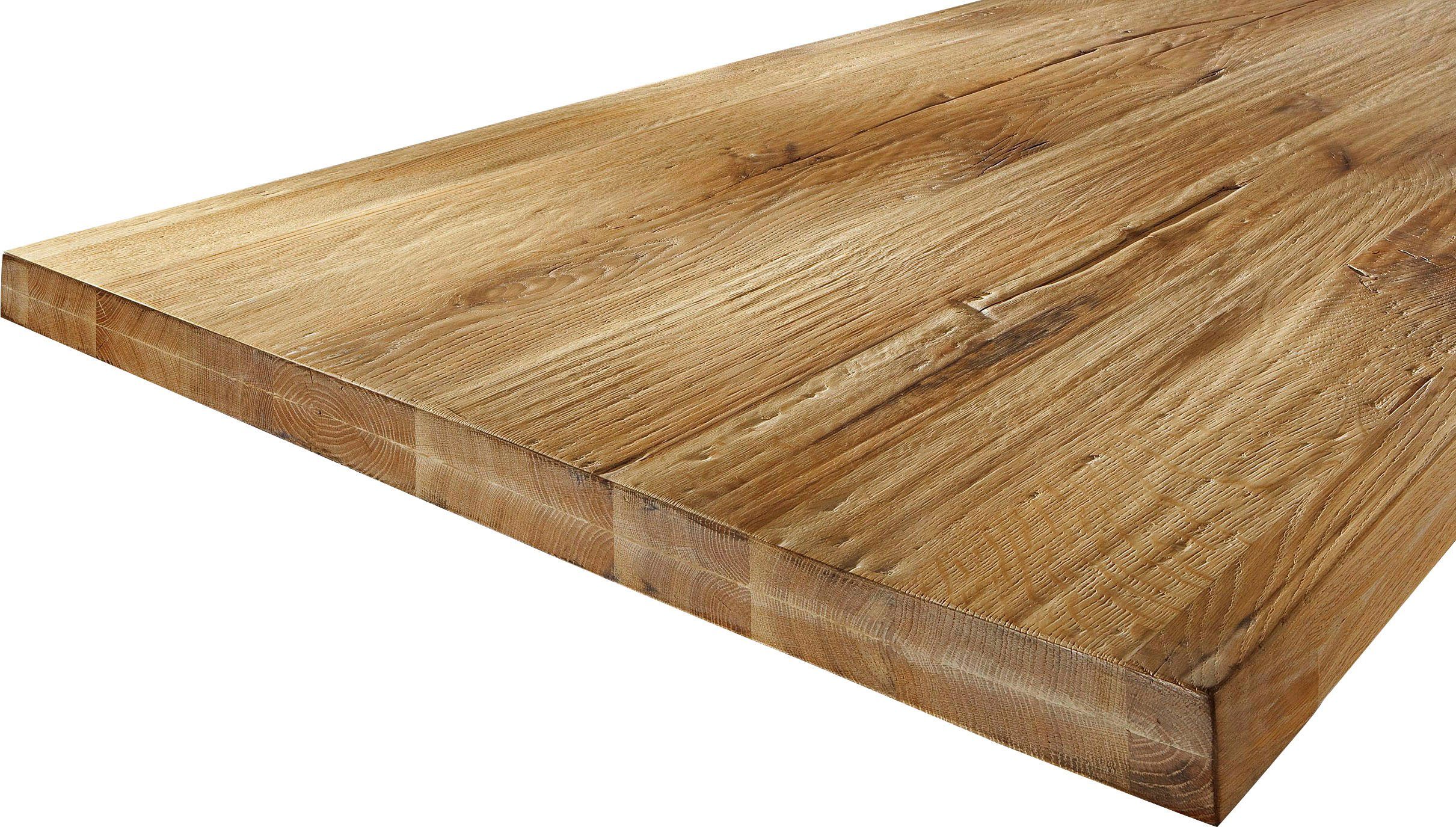 SIT Tafel met hout met boomrand alsof gegroeid