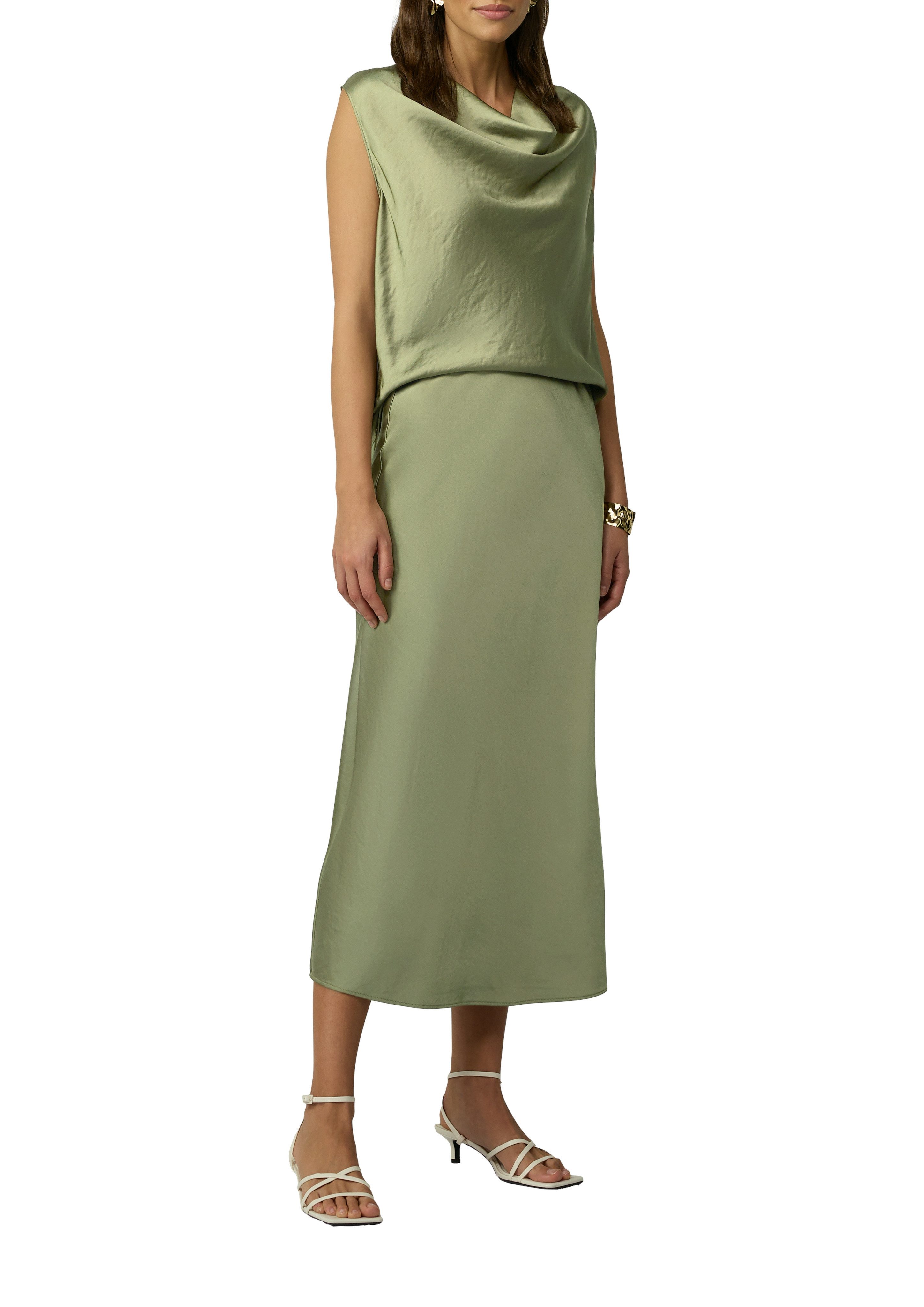 s.Oliver BLACK LABEL Shirttop met watervalkraag