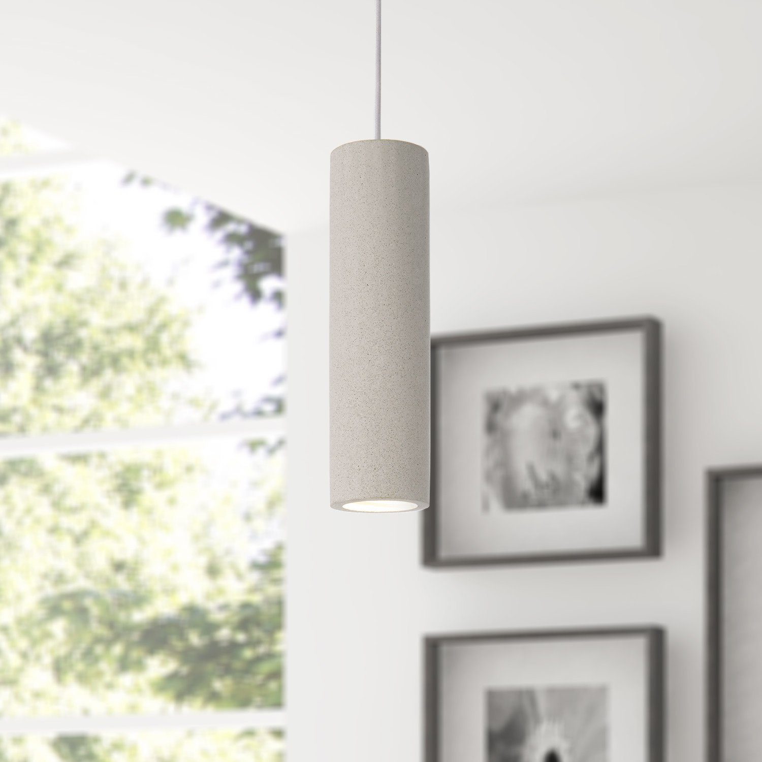 Paco Home Hanglamp Tobi Led, GU10, lamp voor woonkamer eetkamer keuken, in hoogte verstelbaar