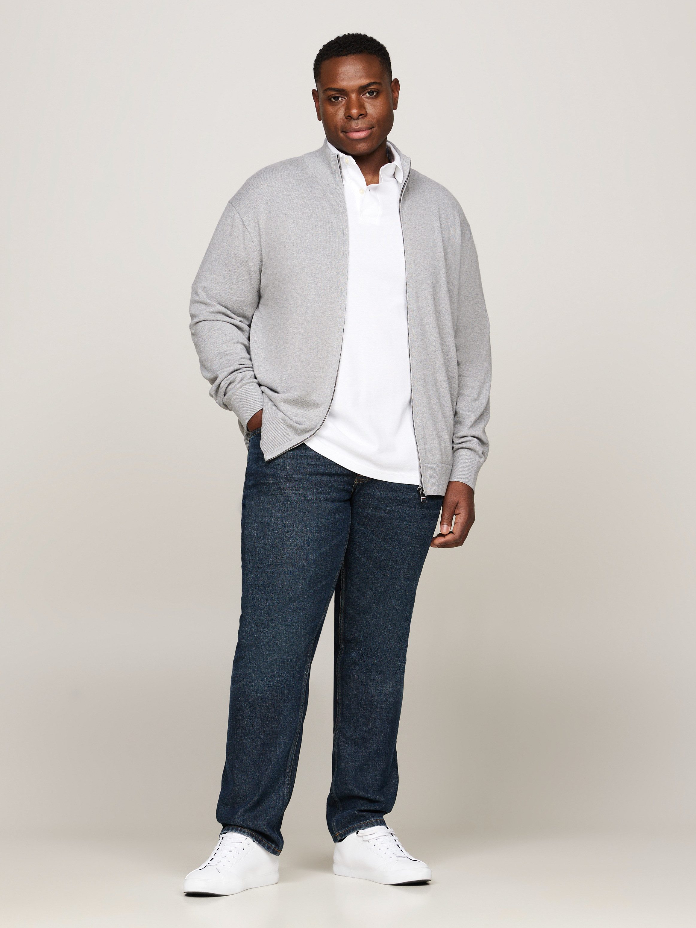 Tommy Hilfiger Cardigan BT-PIMA ORG CTN CASHMERE ZTHRU-B
