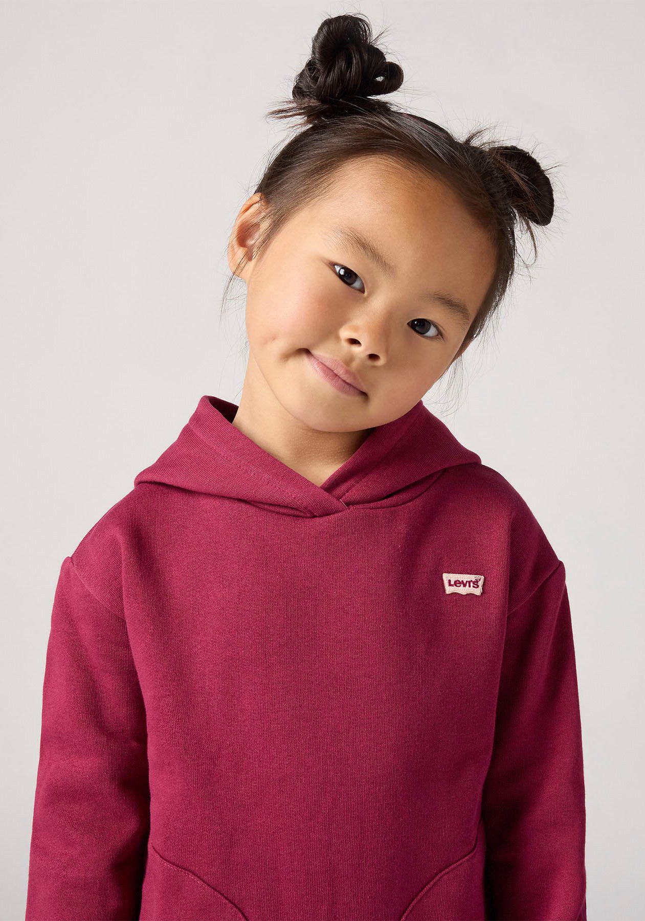 Levi's Kidswear Hoodie met zijzakken voor meisjes