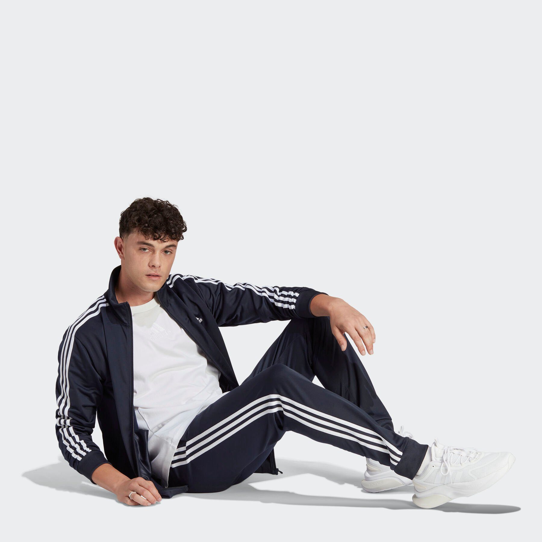 adidas Sportswear Trainingspak Basic 3-strepen tricot (2-delig)