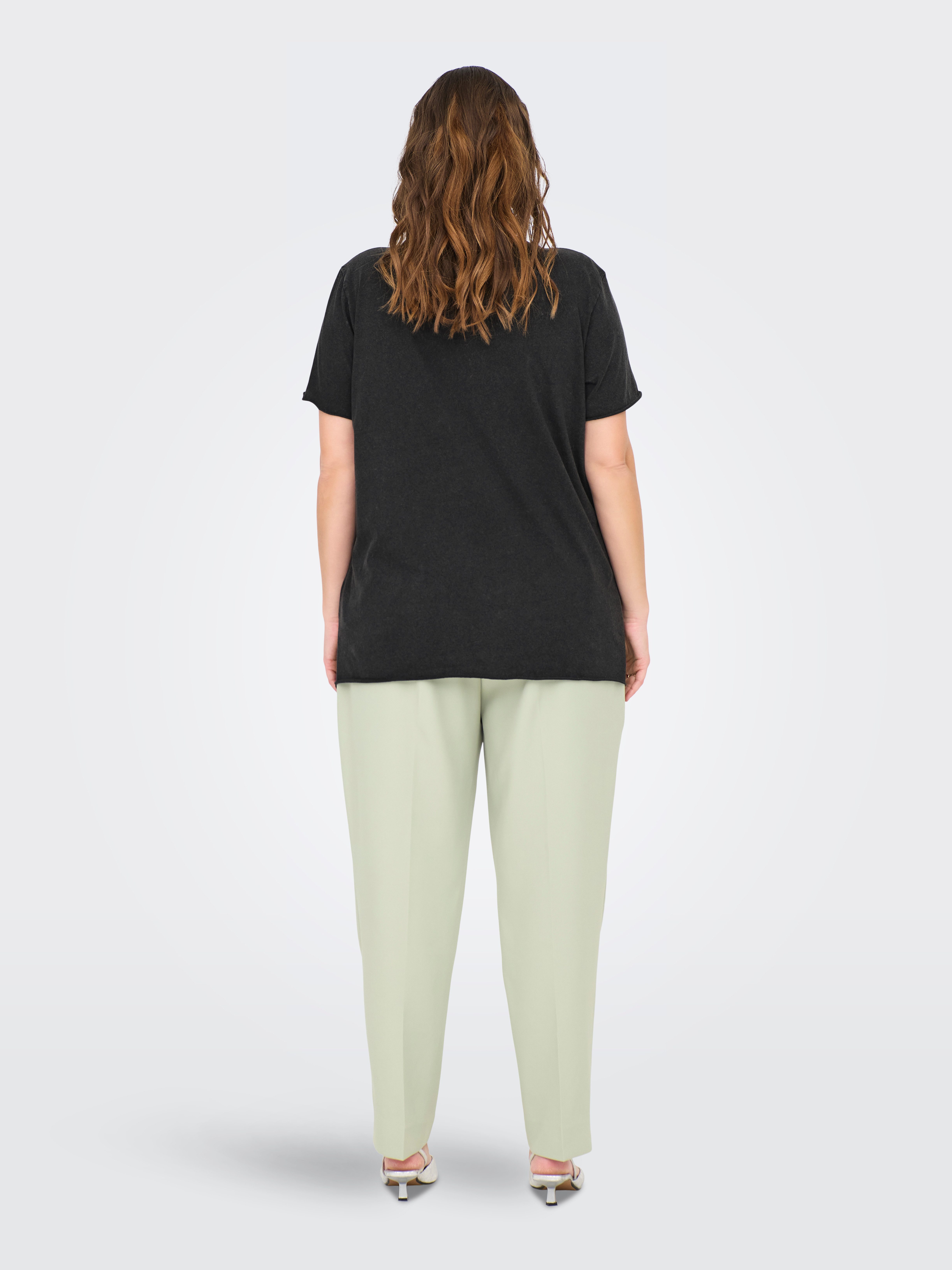 ONLY CARMAKOMA Shirt met korte mouwen CARMIKO LIFE WASHED SS REG TEE JRS
