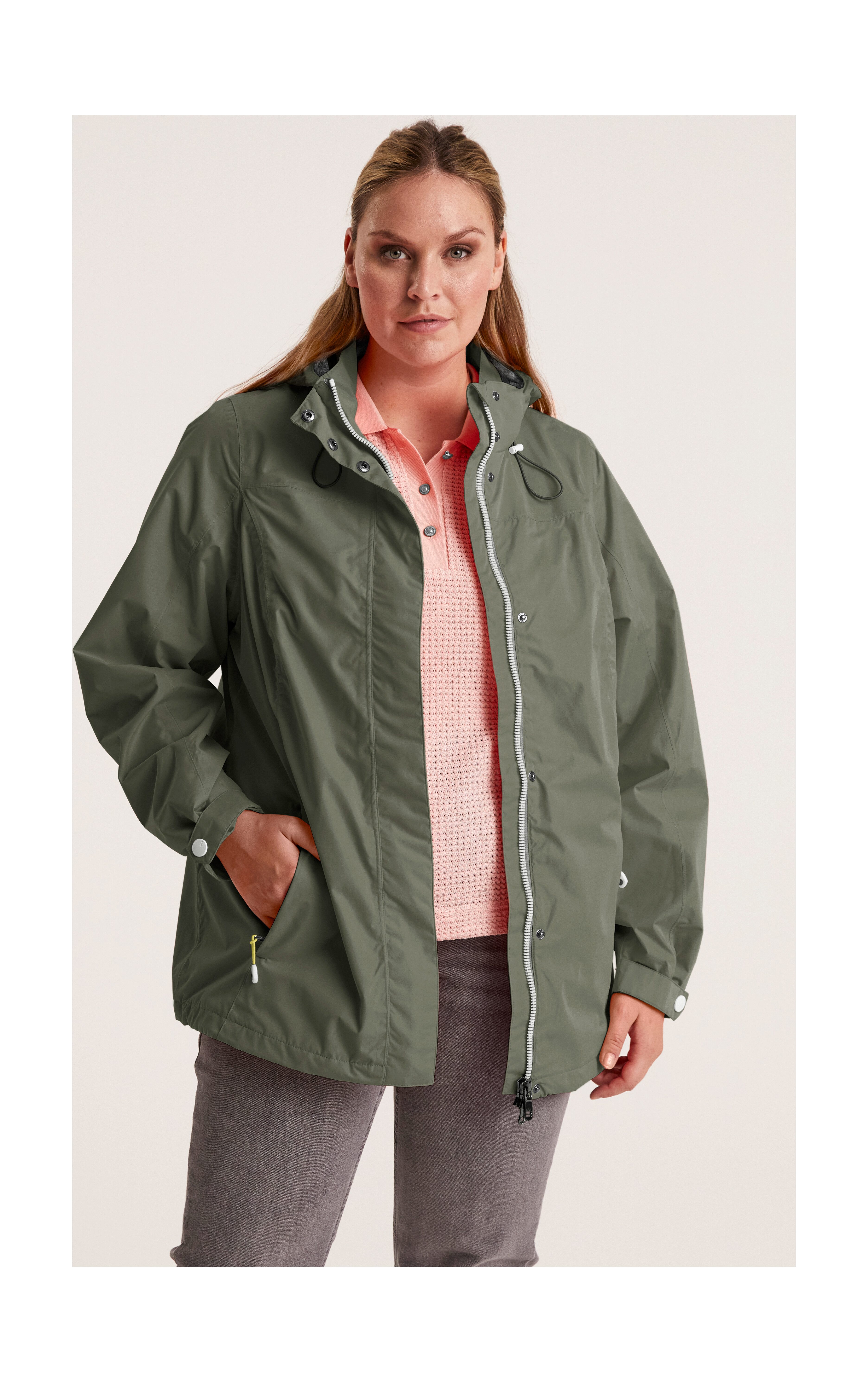 STOY Outdoorjack STS 11 WMN JCKT Waterdichte, ademende STOY-jas met afneembare capuchon