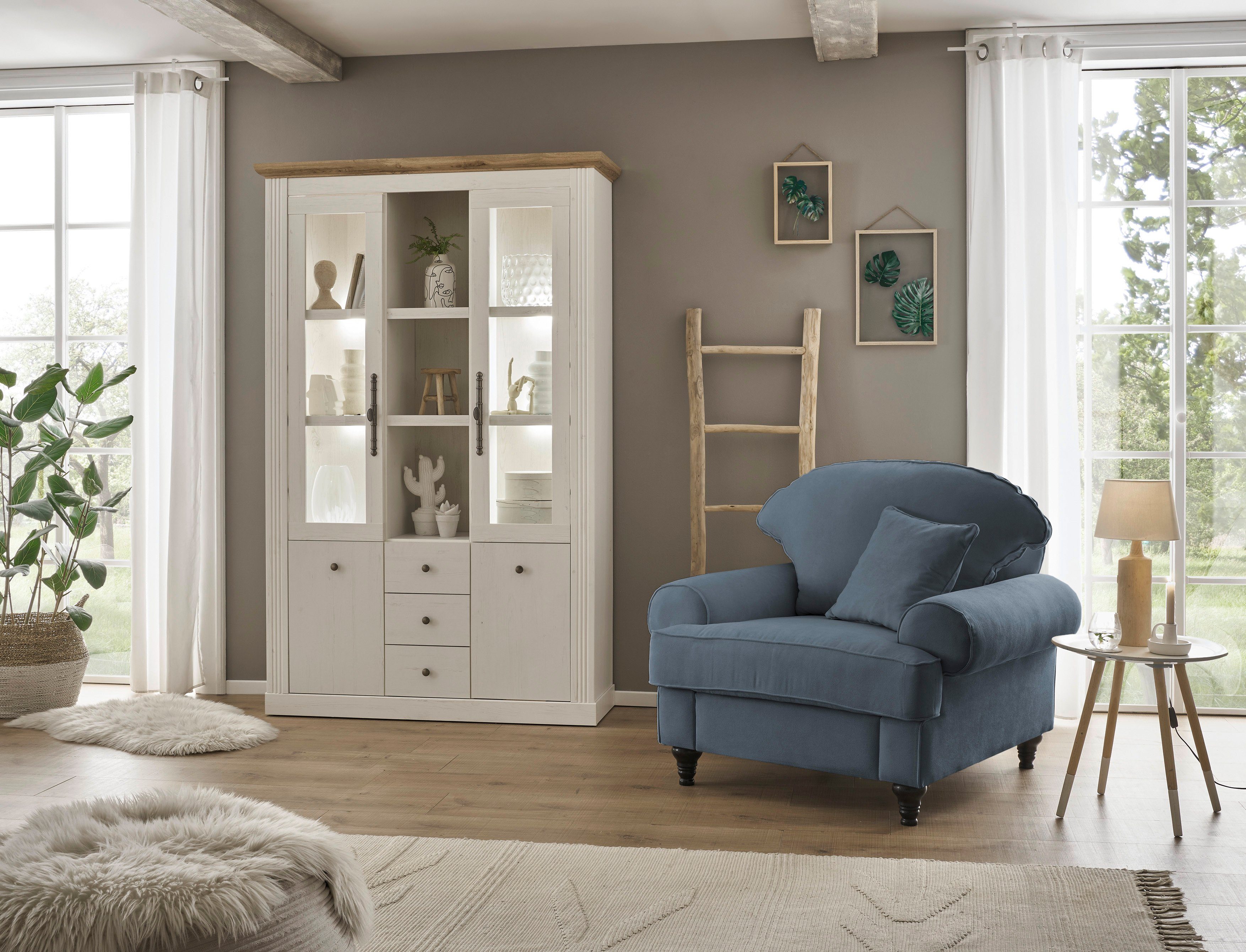 Home affaire Fauteuil Westminster met binnenveringsinterieur