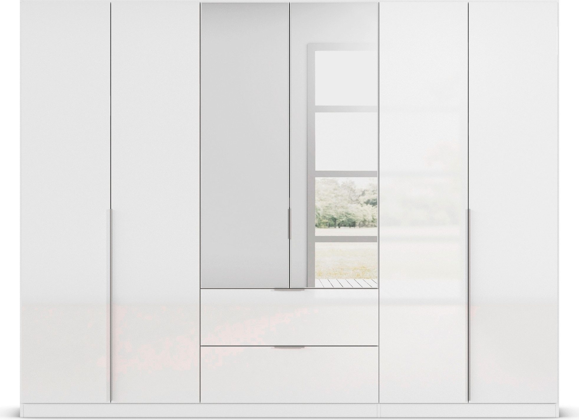rauch Draaideurkast Kledingkast kast garderobe AGORDO met decor- of hoogglansfront