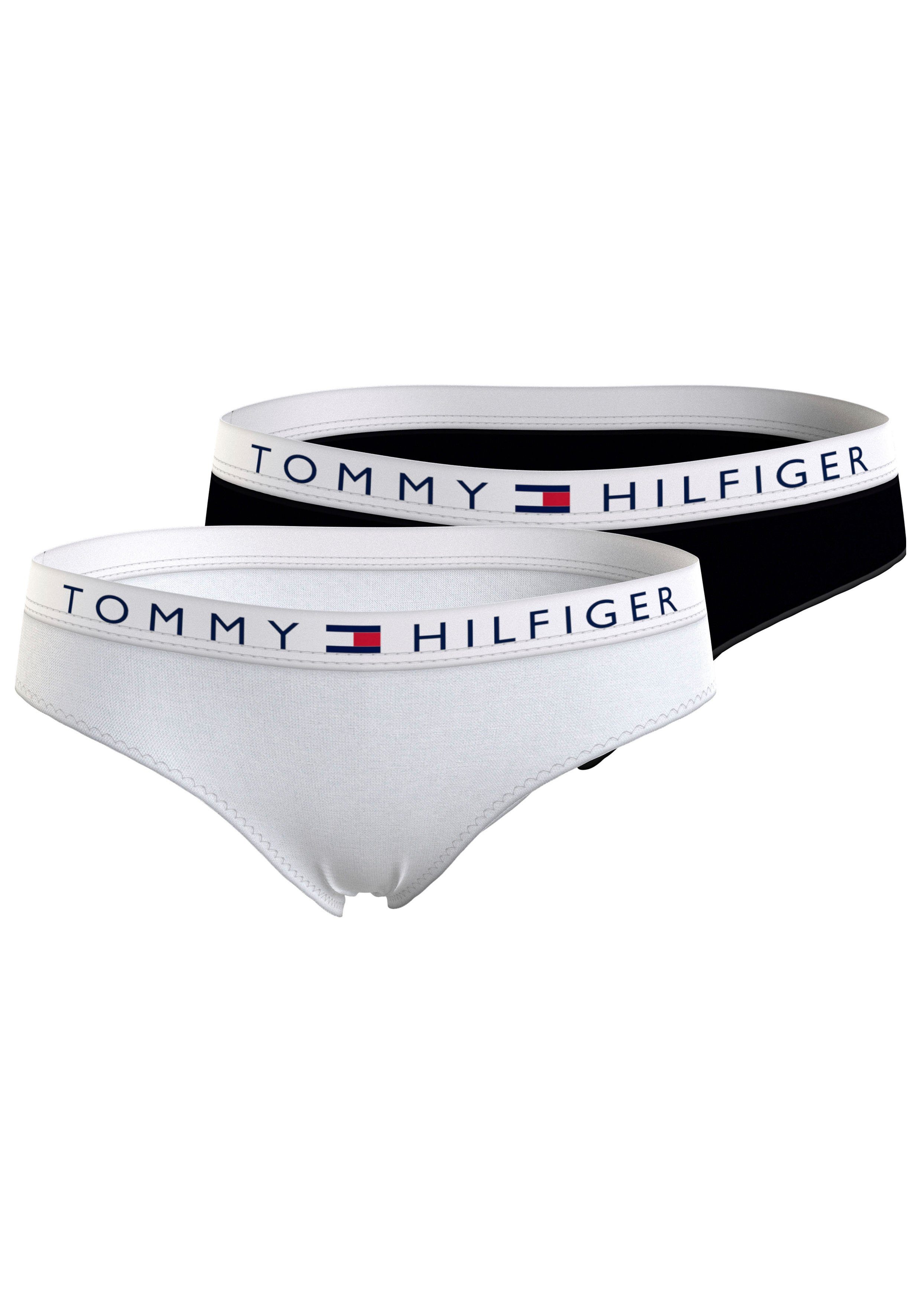 Tommy Hilfiger Underwear Bikinibroekje 2P BIKINI met tommy hilfiger logoband (Set van 2)