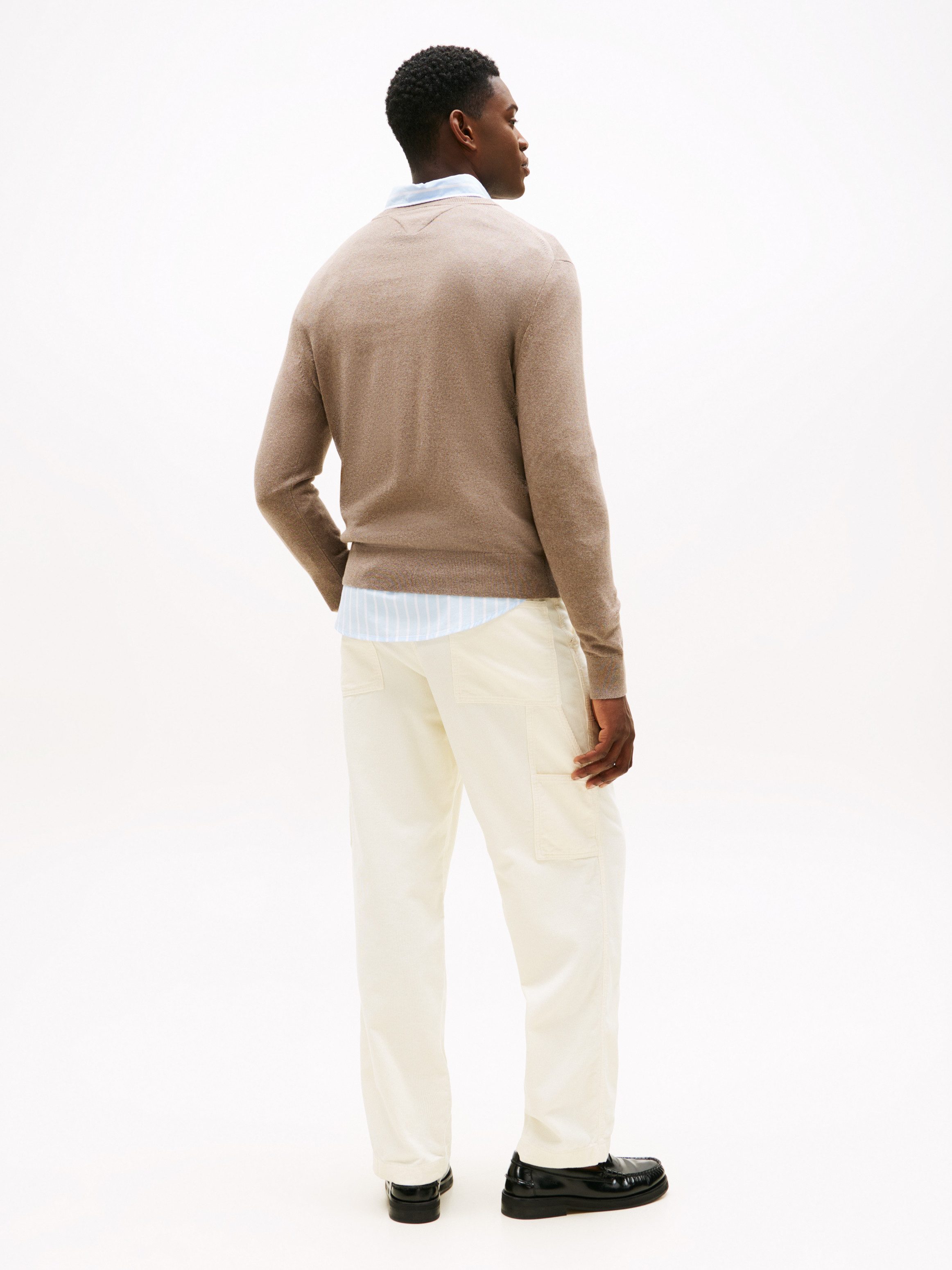 Tommy Hilfiger Trui met ronde hals PIMA ORG CTN CASHMERE CREW NECK