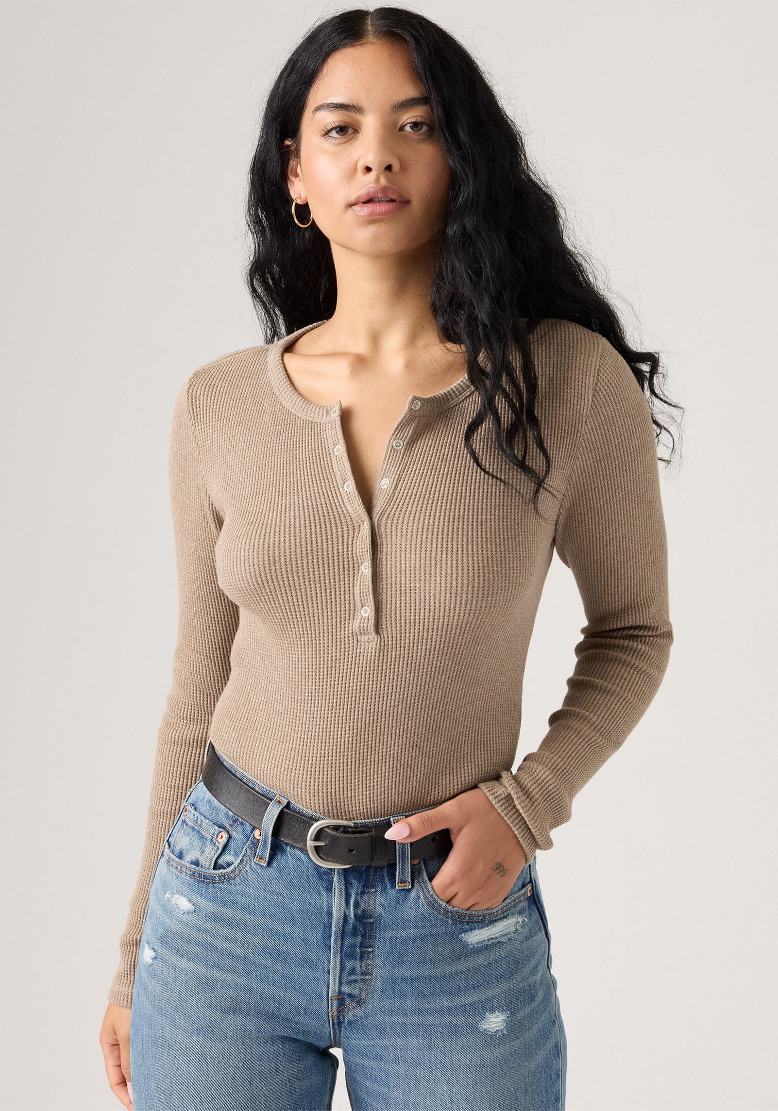 Levi's® Shirt met lange mouwen DRY GOODS HENLEY