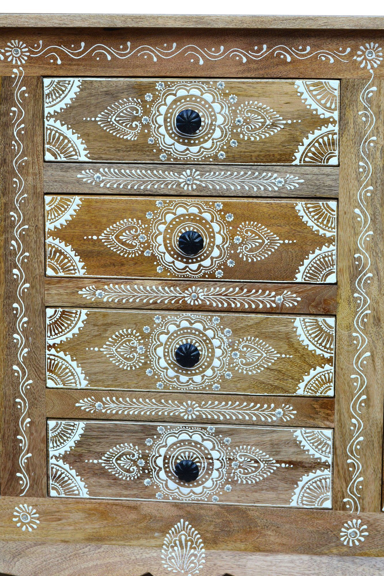Home affaire Dressoir Gullaba Commode, handgeschilderd, breedte 140 cm
