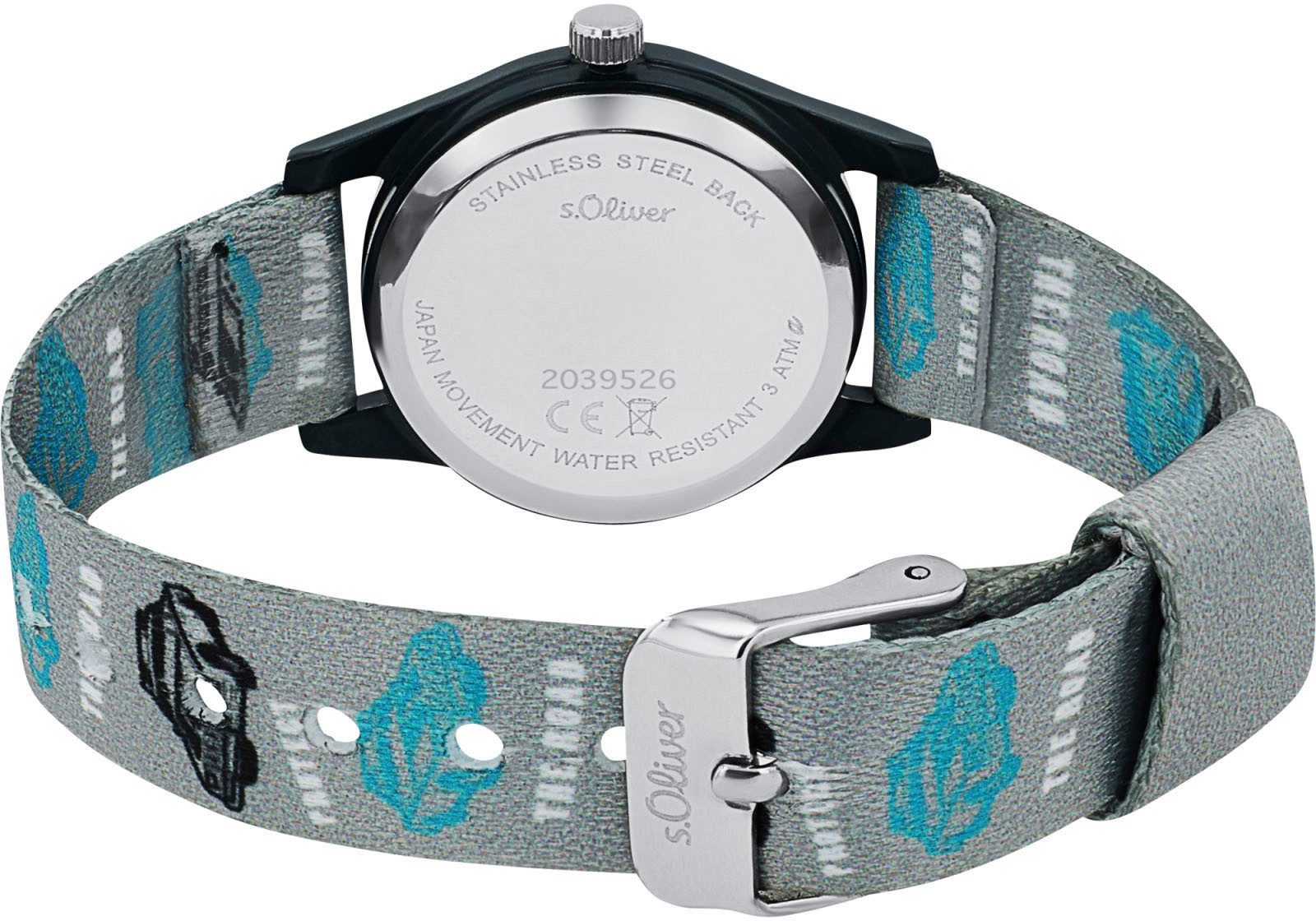 s.Oliver Kwartshorloge Polshorloge, kinderhorloge, jongens, schoolbegin, verjaardag, cadeau-idee