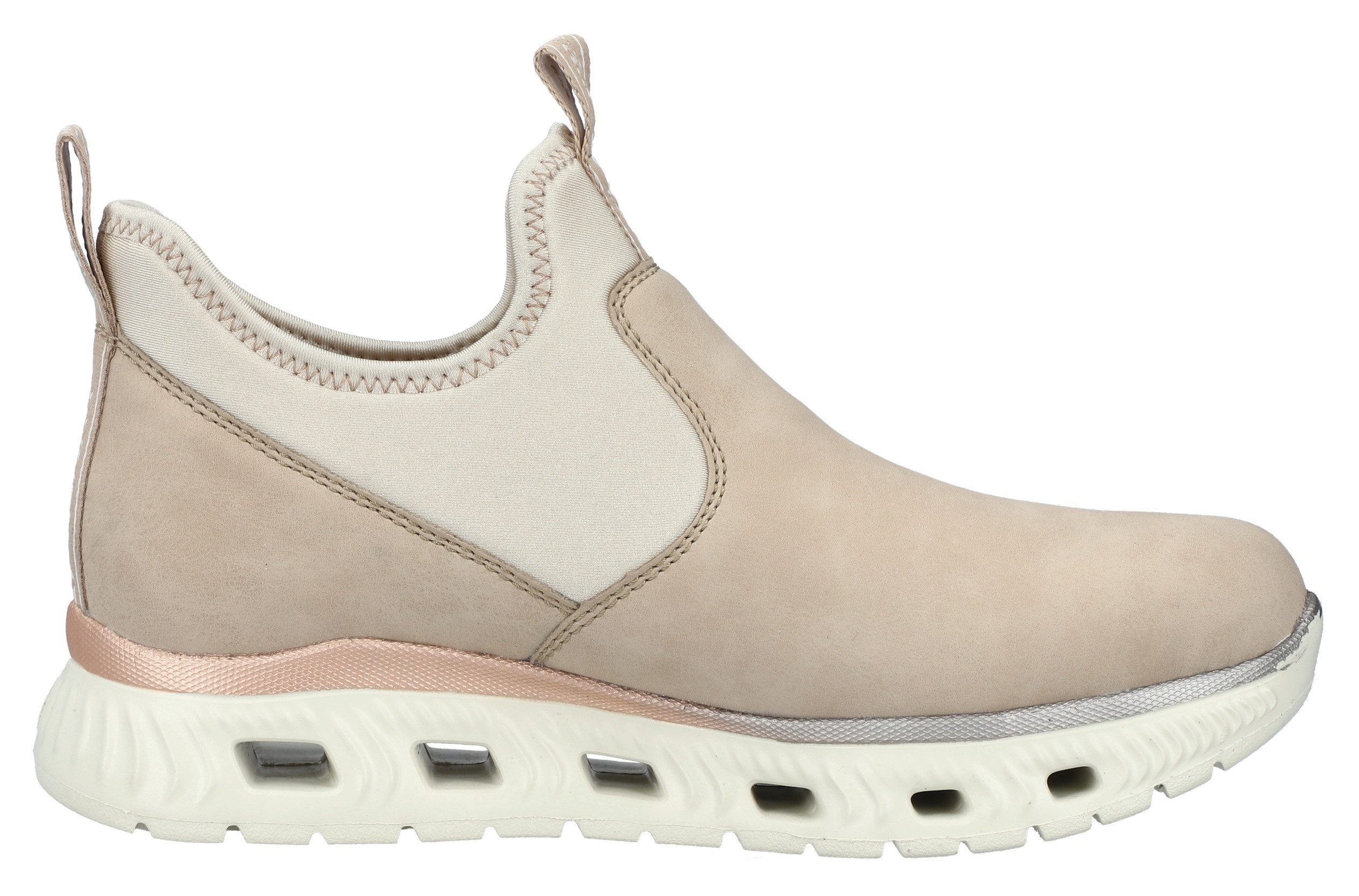 RIEKER Sport Boots zonder sluiting high-top sneakers, instaplaarzen met elastische schacht