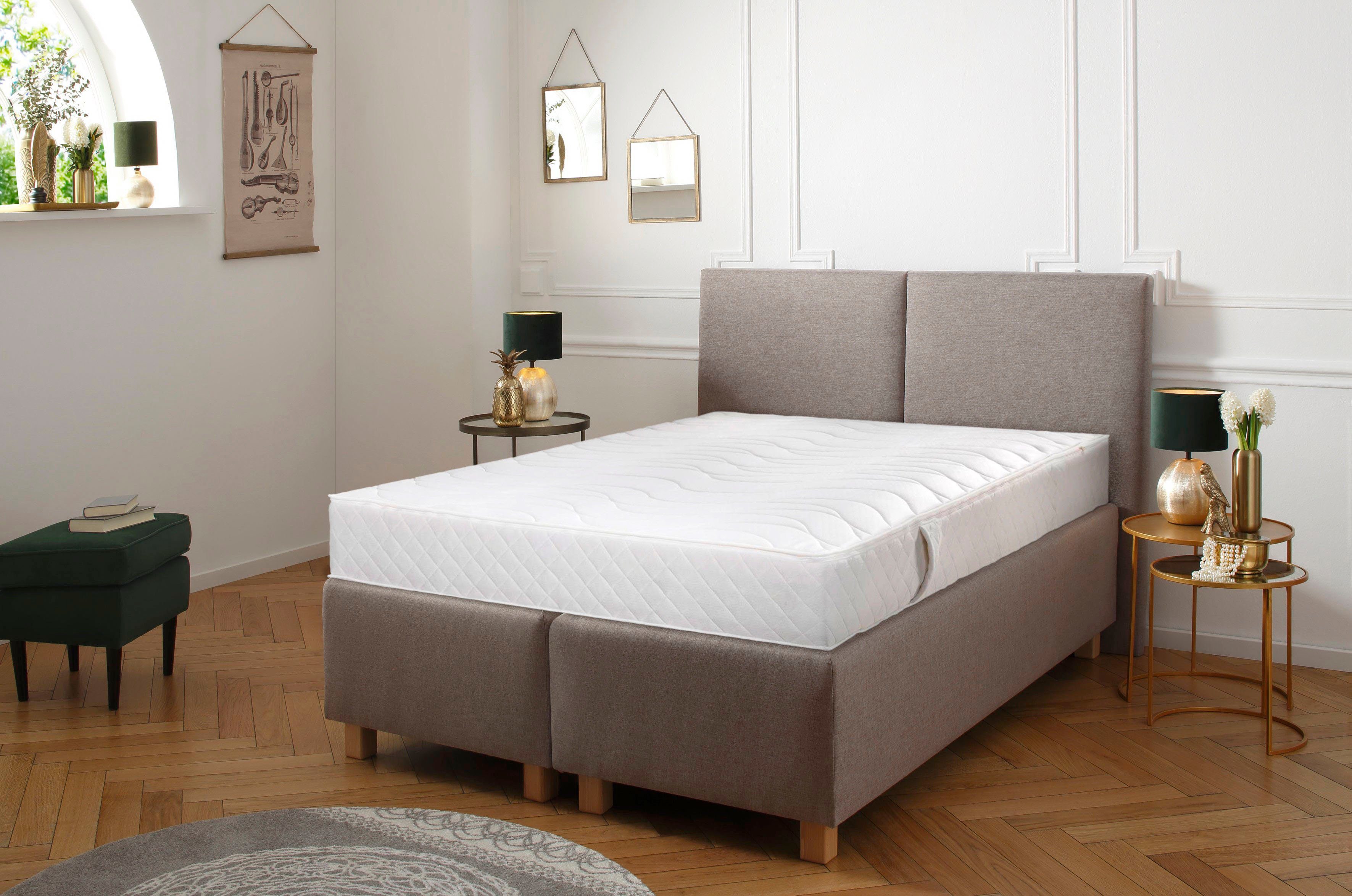 f.a.n. Frankenstolz Pocketveringsmatras Loona, 7 zones matras 90x200 cm, 140x200 cm & andere maten Matras H2-H4, ergonomisch, ademend, 420 veren bij 100x200 cm hoogte 24 cm