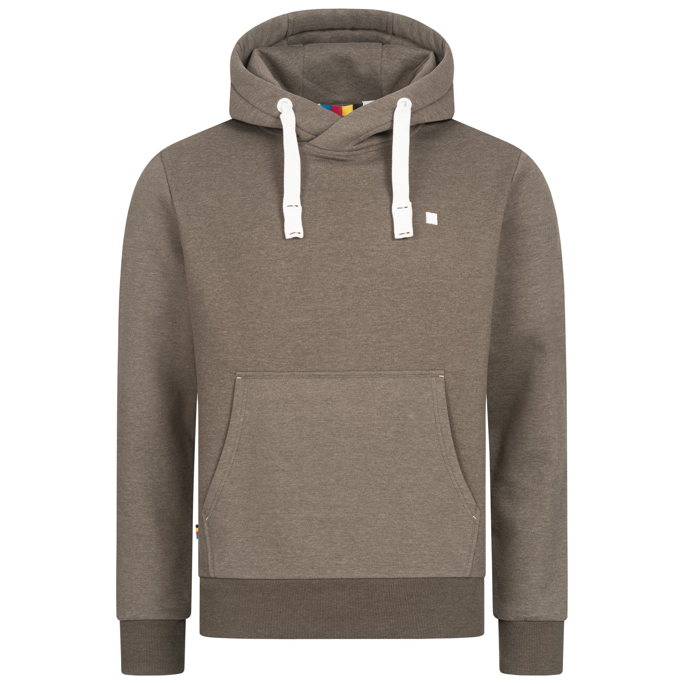 DEPROC Active Hoodie LinusCMYK II MANNEN zachte fleecejack met kangoeroezak