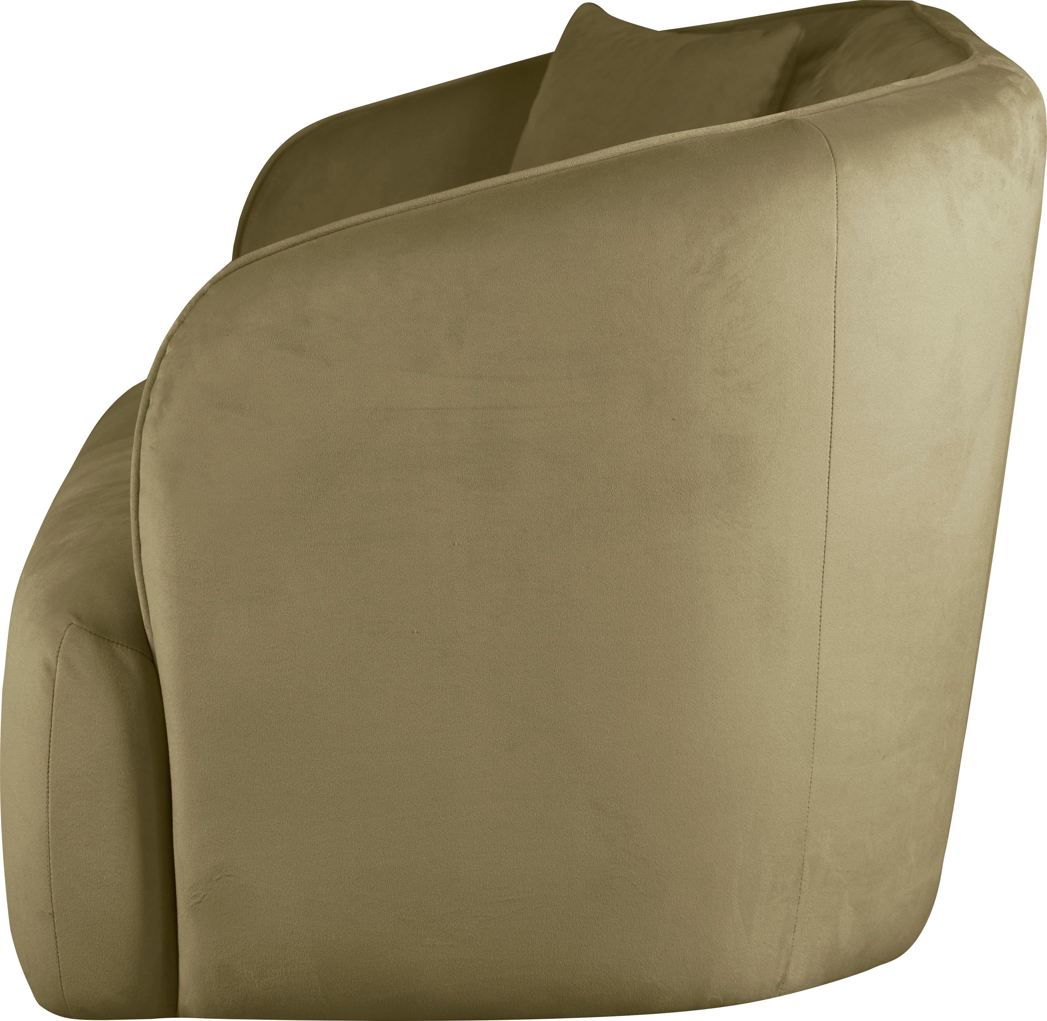 andas Fauteuil Kreukelzone ook met bouclé-bekleding