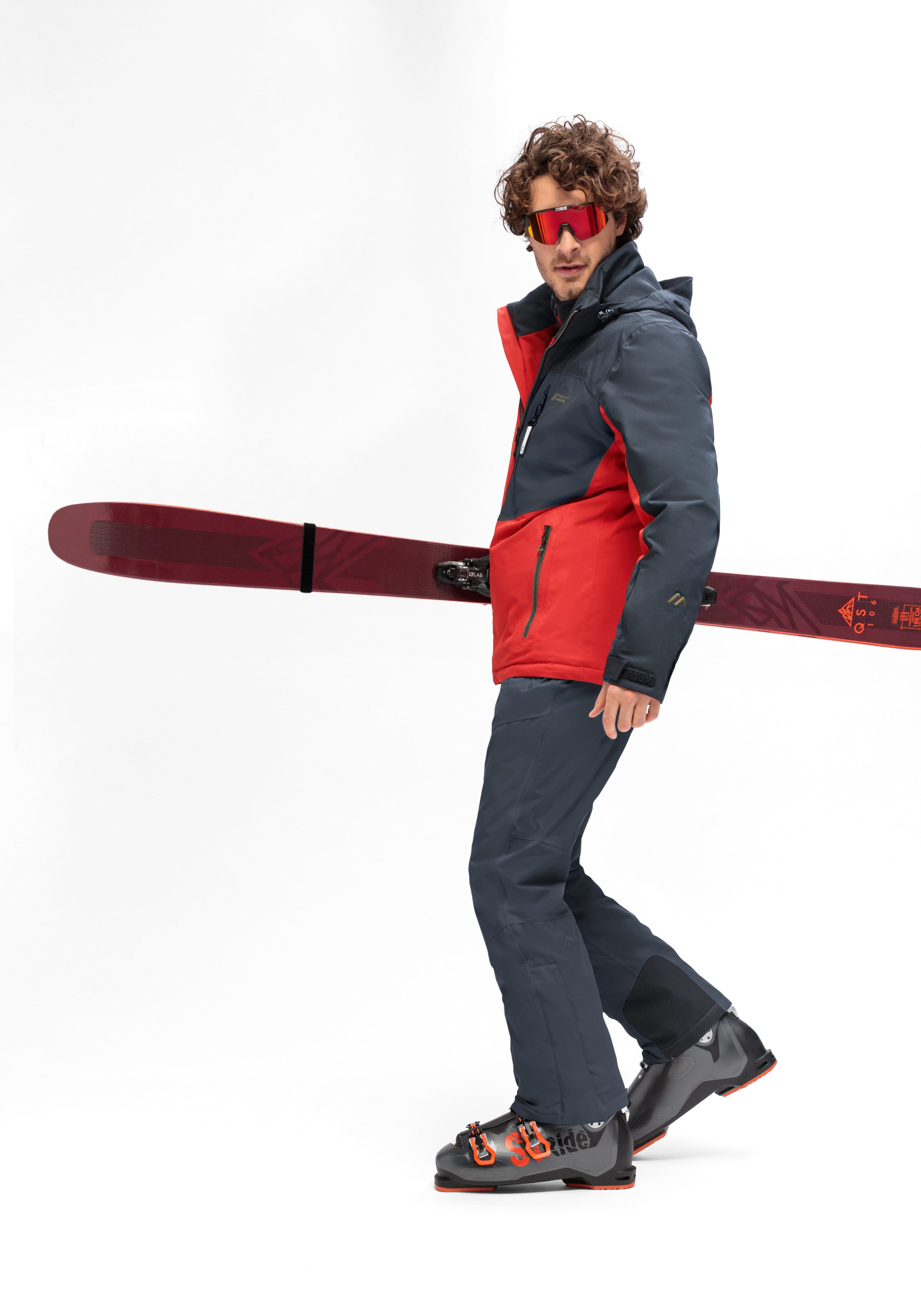 Maier Sports Skibroek Anton 2.1 Heren sneeuwbroek met bretels, wind/waterdicht, regular fit