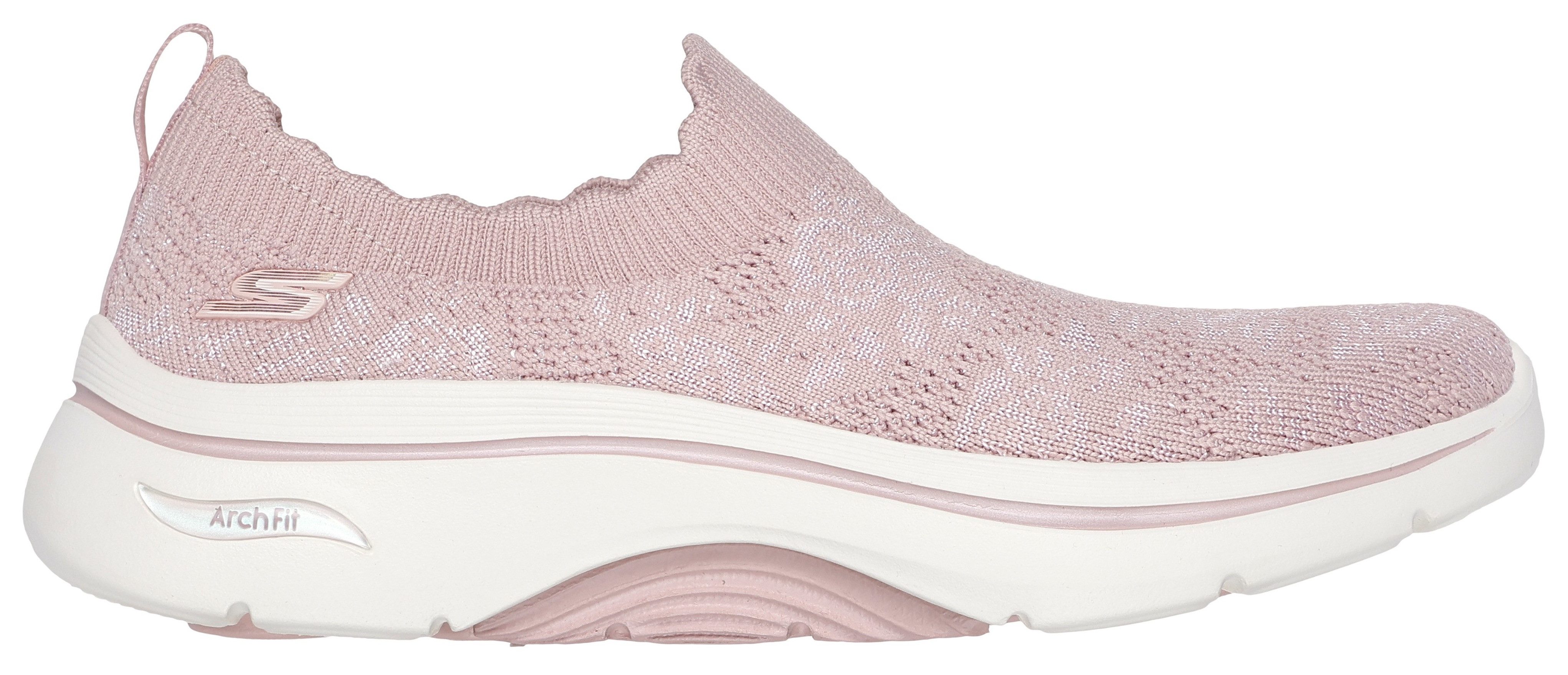 Skechers Slip-on sneakers GO WALK ARCH FIT 2.0-ROSA LINDA , trainingsschoen, veterschoen met terugverend ultra go